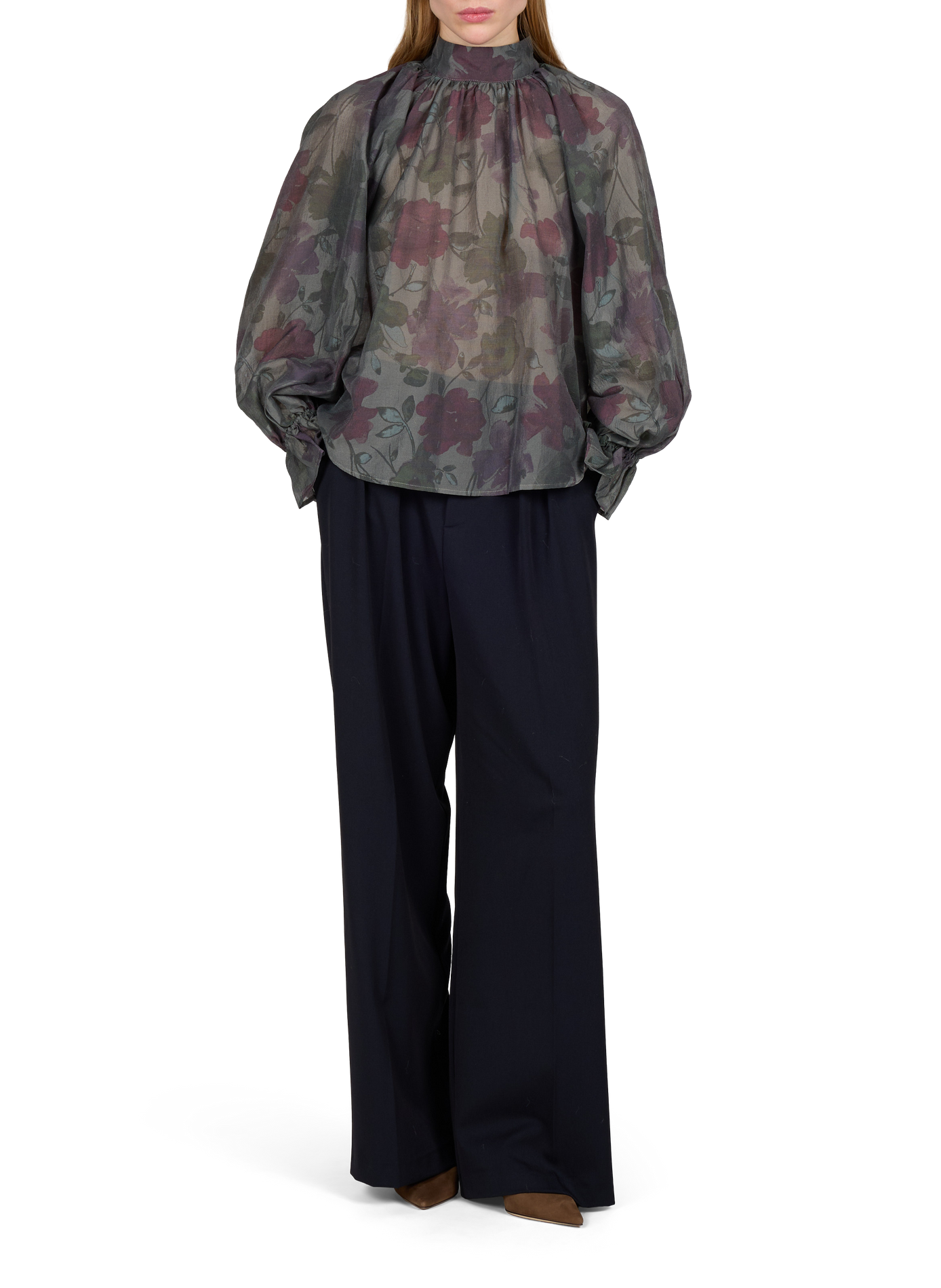 Jaquelina loose-fit printed blouse MSCH Multicolour