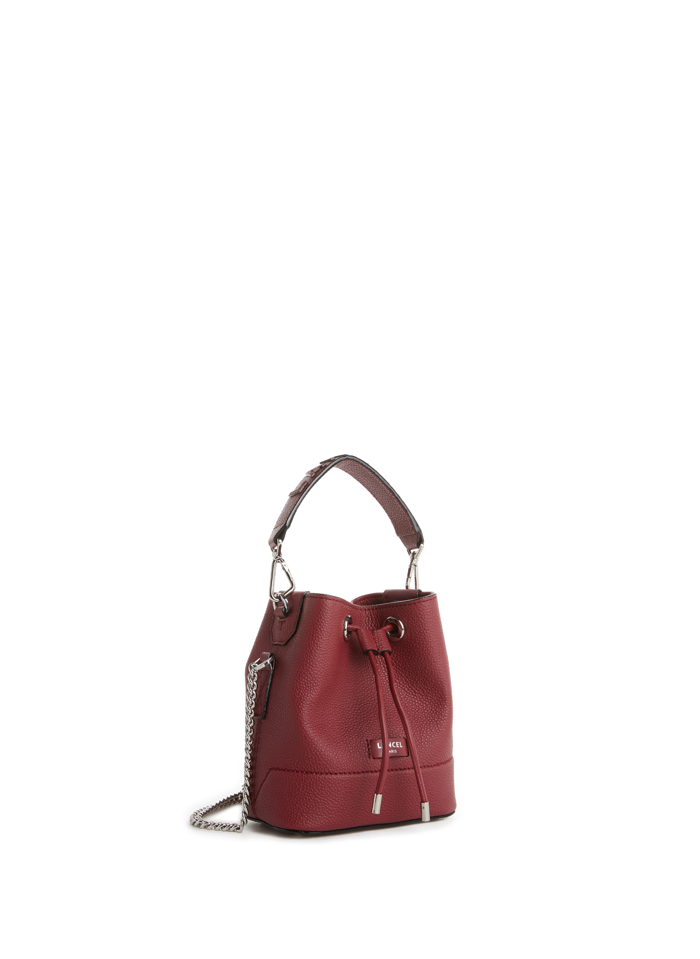 Mini sac seau Ninon en cuir