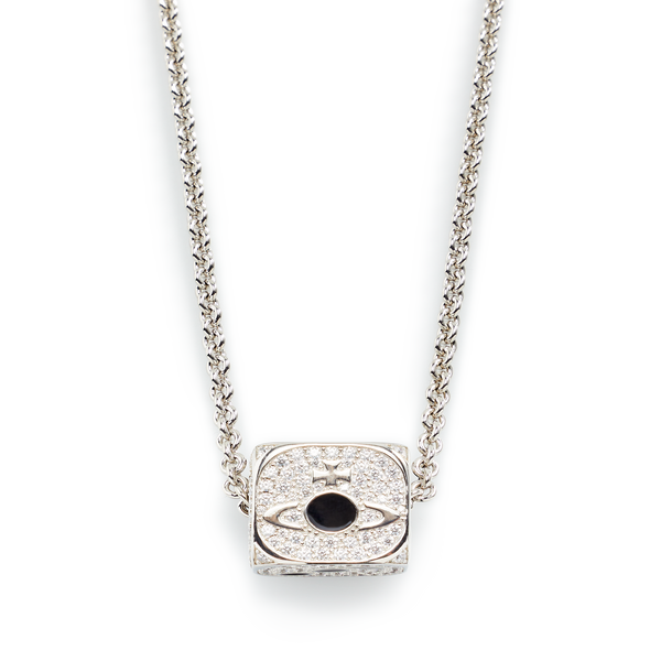 Vivienne Westwood Leicester Dice Necklace In Metallic