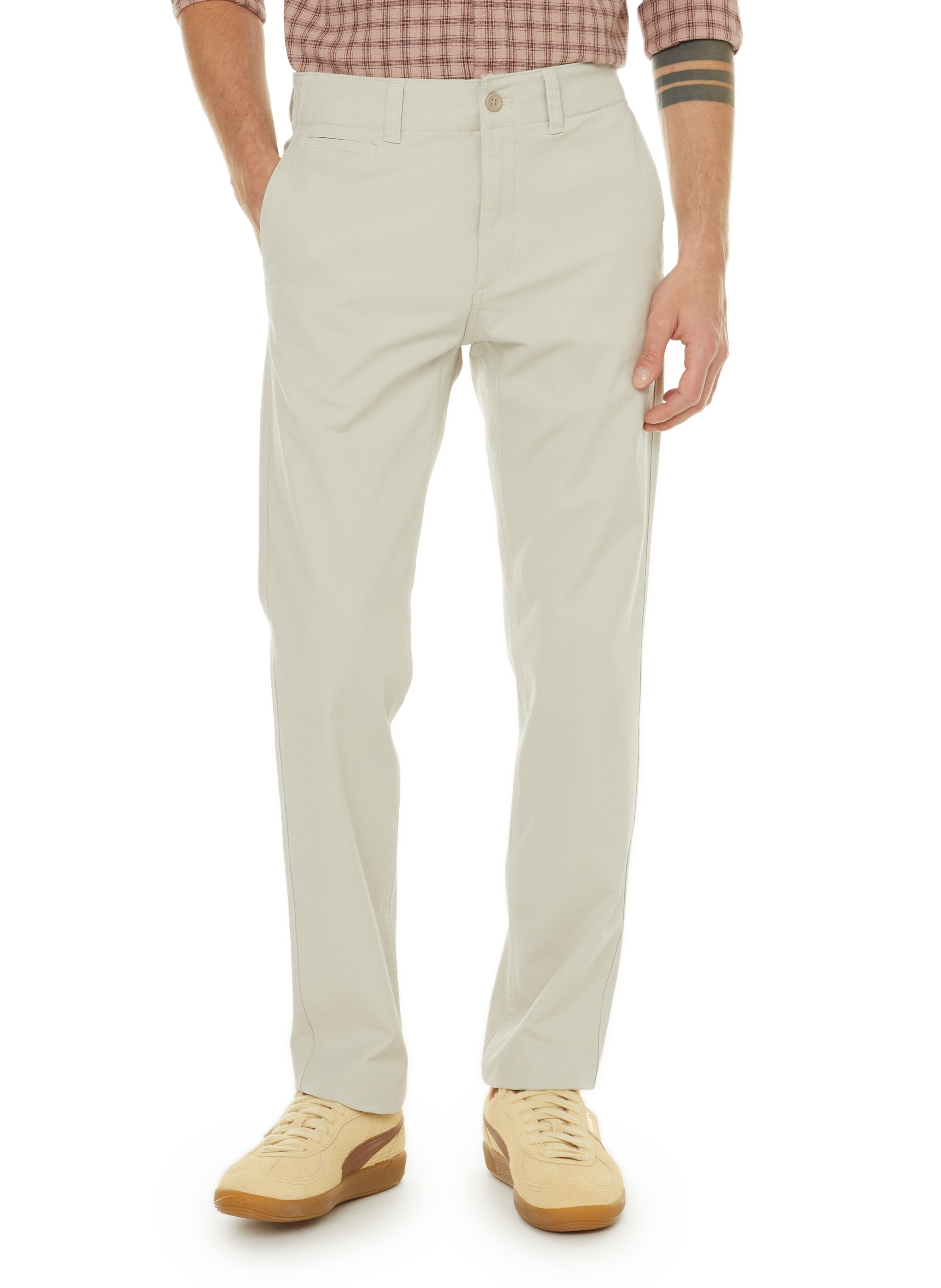 DOCKERS Pantalon slim en coton Beige