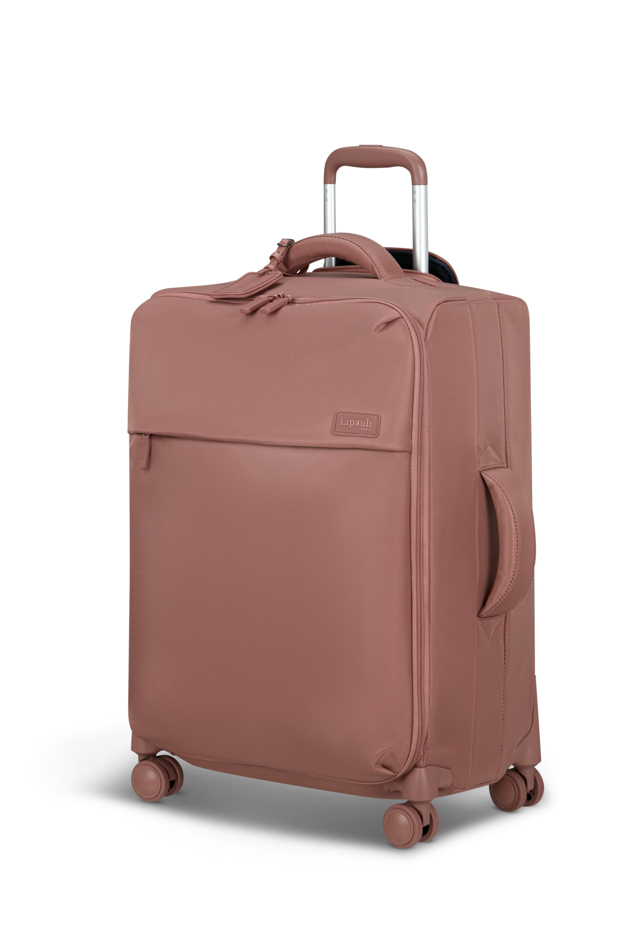 Plume valise 4 roues taille m LIPAULT PARIS Rose