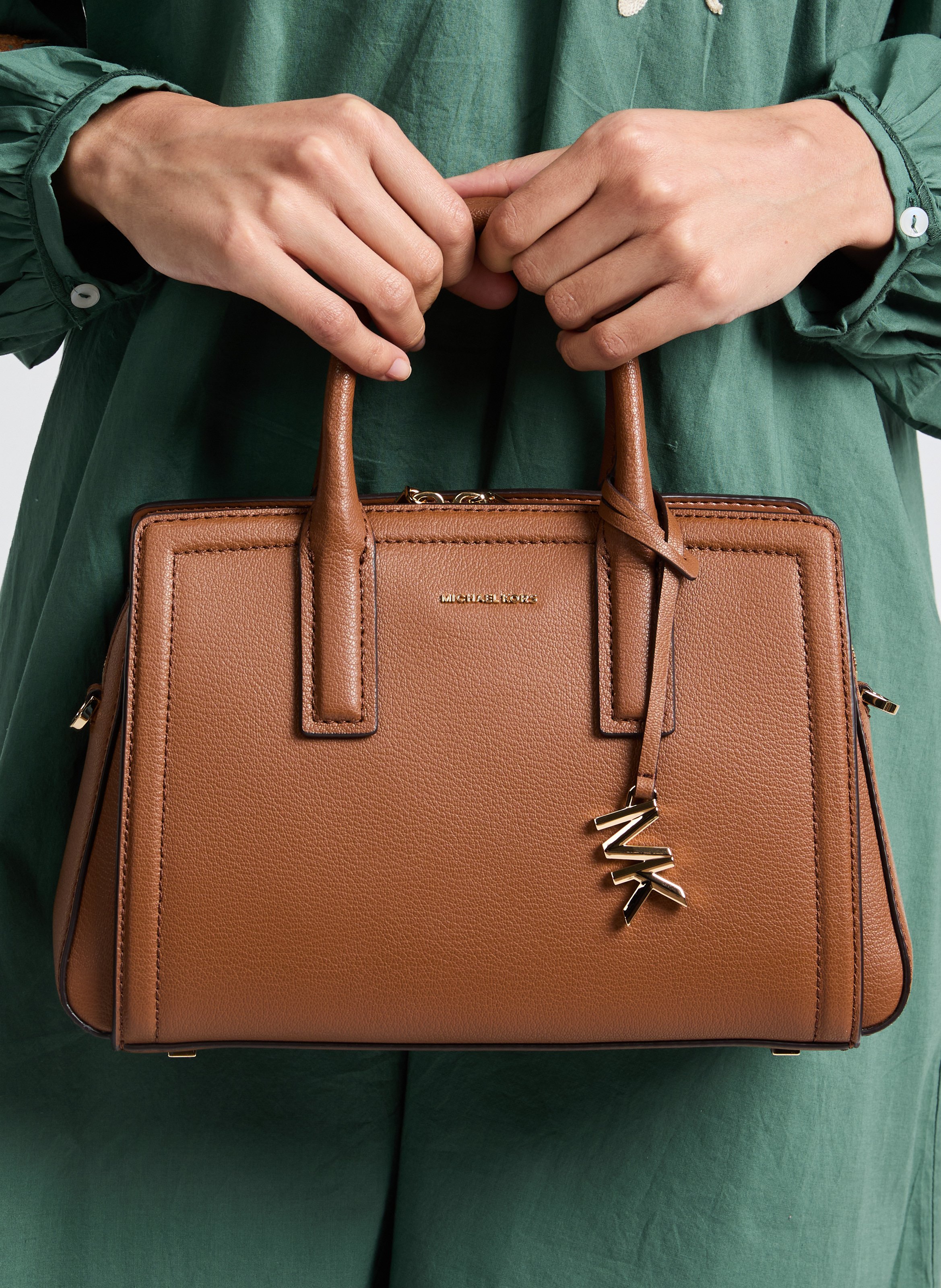 Handtasche Laila aus Leder | Braun MICHAEL KORS Damen
