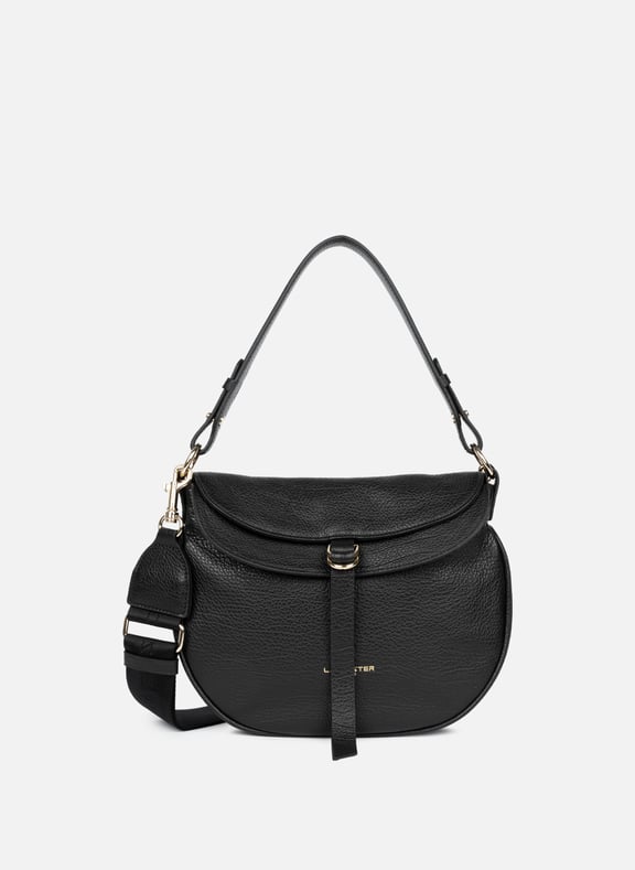 M shoulder bag - Dune Gaia Black by LANCASTER LANCASTER M shoulder bag - Dune Gaia Black
