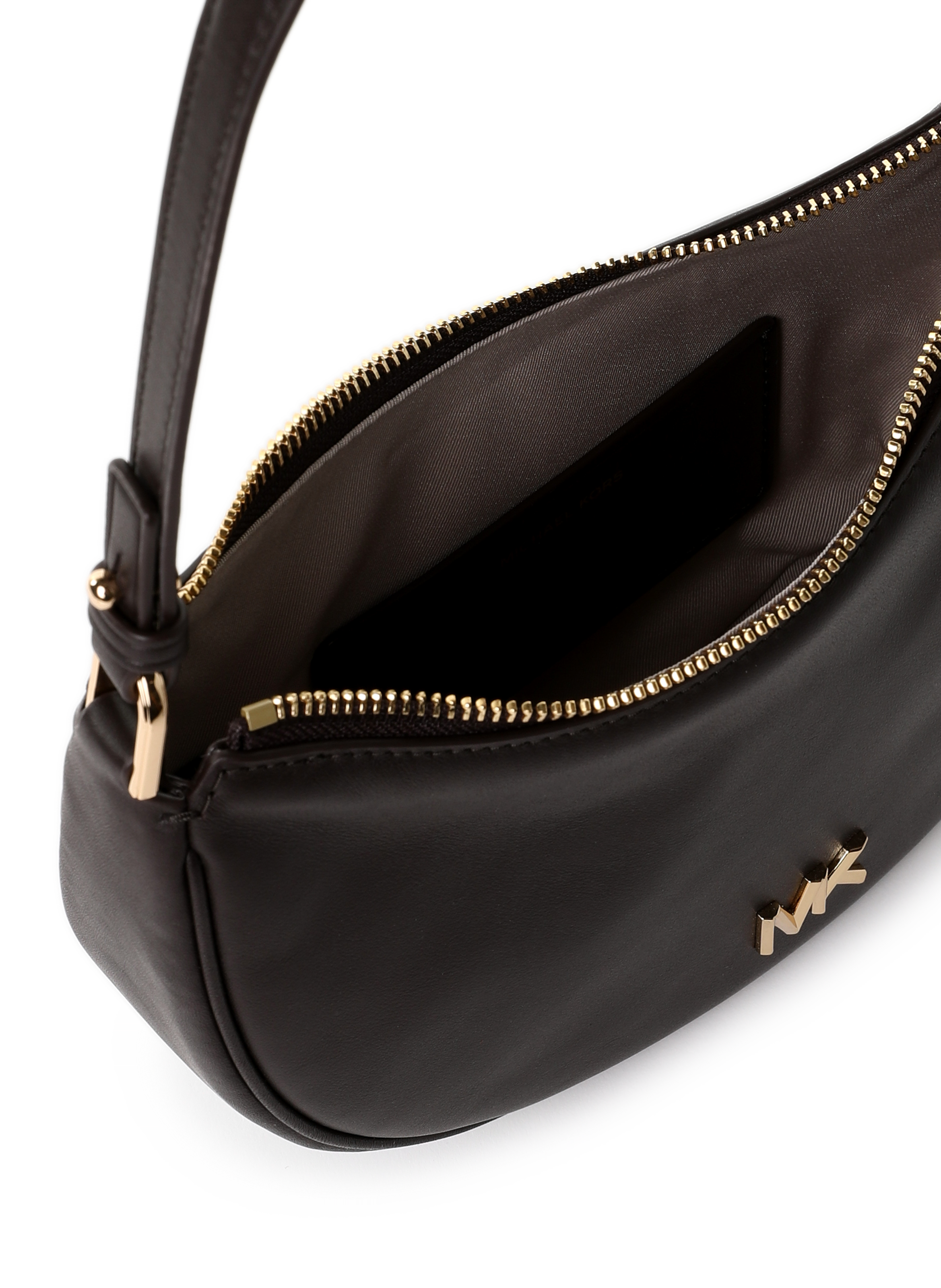 Sac à main en cuir  MICHAEL KORS Marron