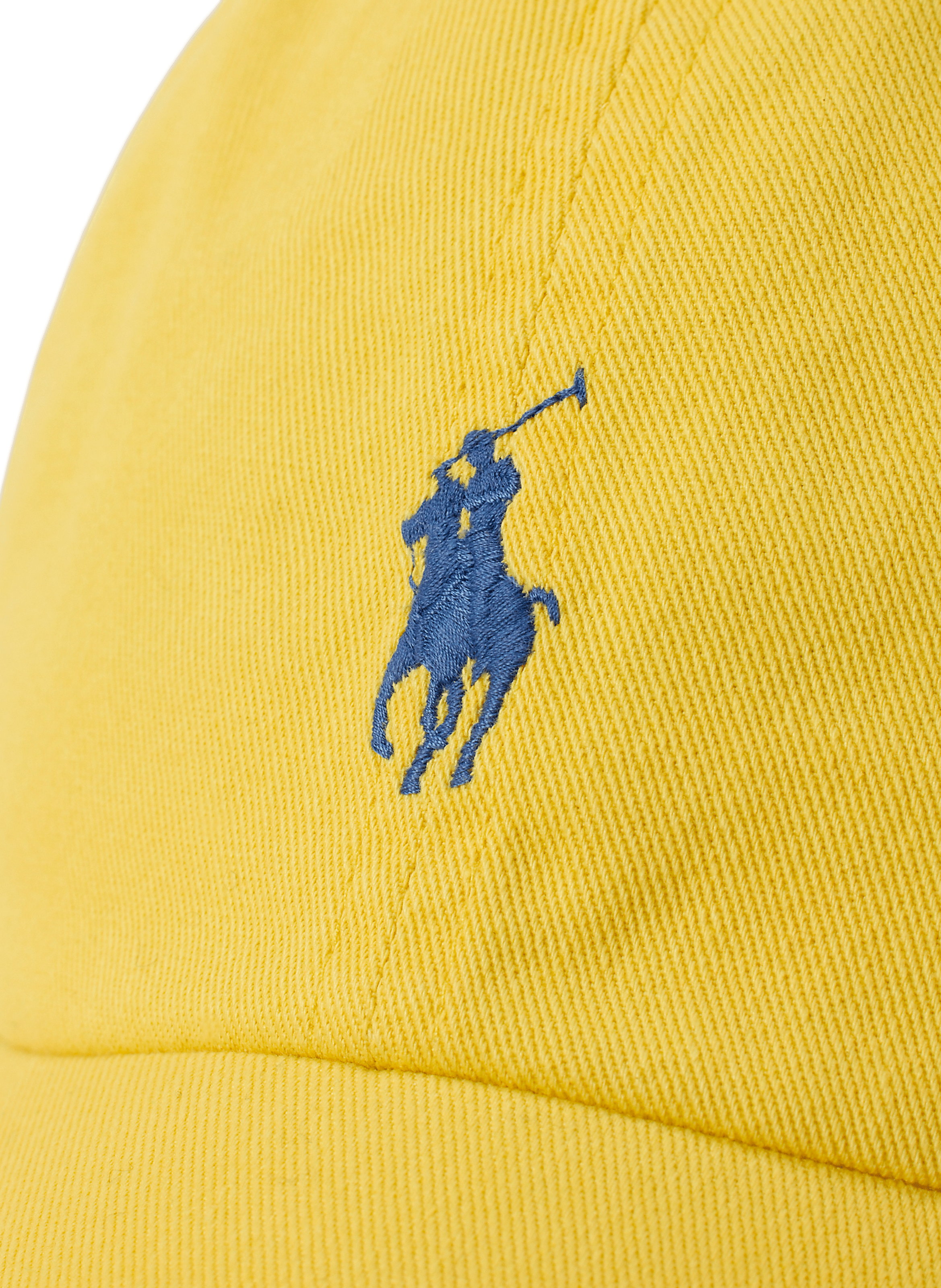 Cotton Logo Baseball Cap POLO RALPH LAUREN Yellow