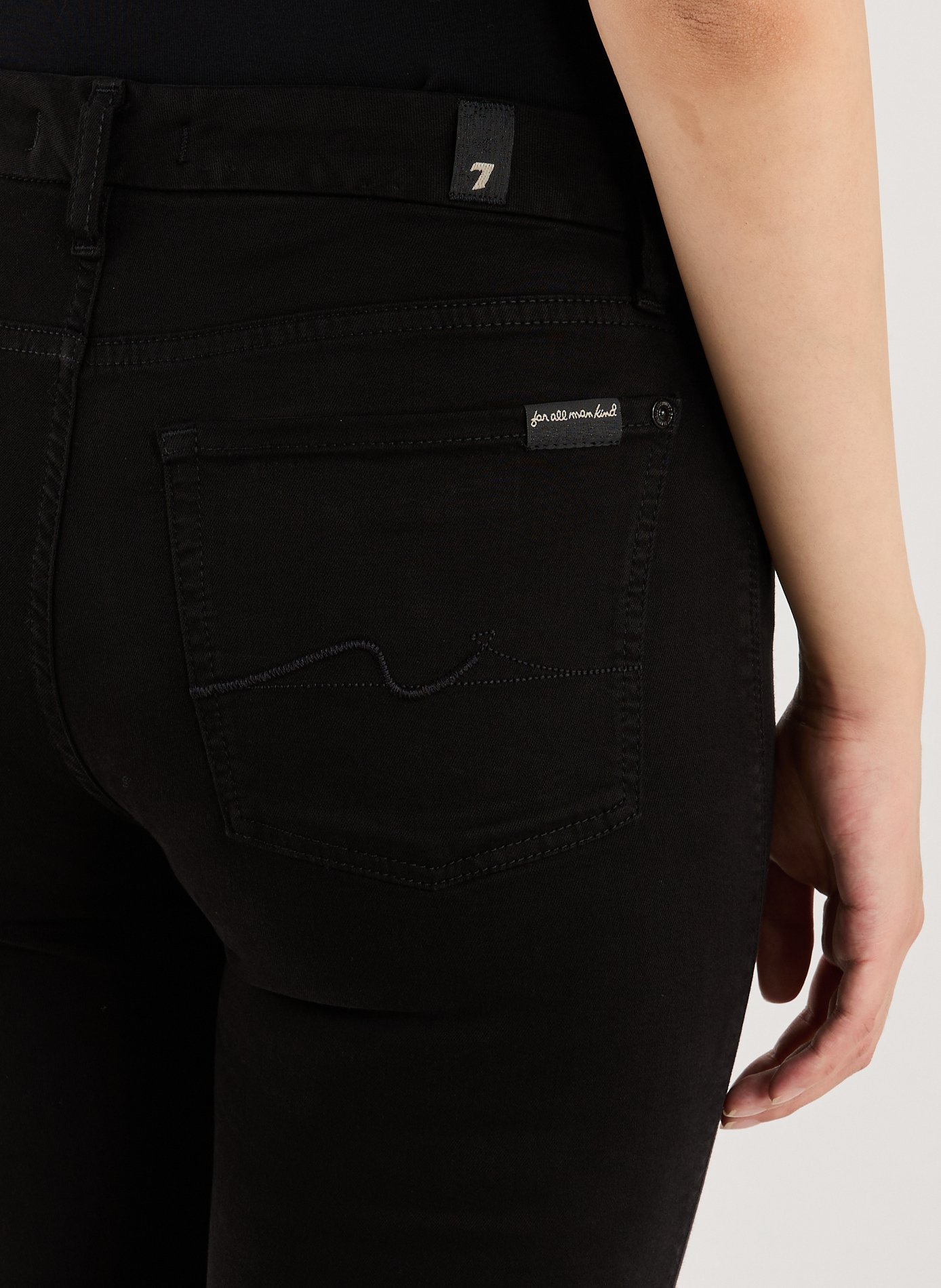 Jean droit  7 FOR ALL MANKIND Noir