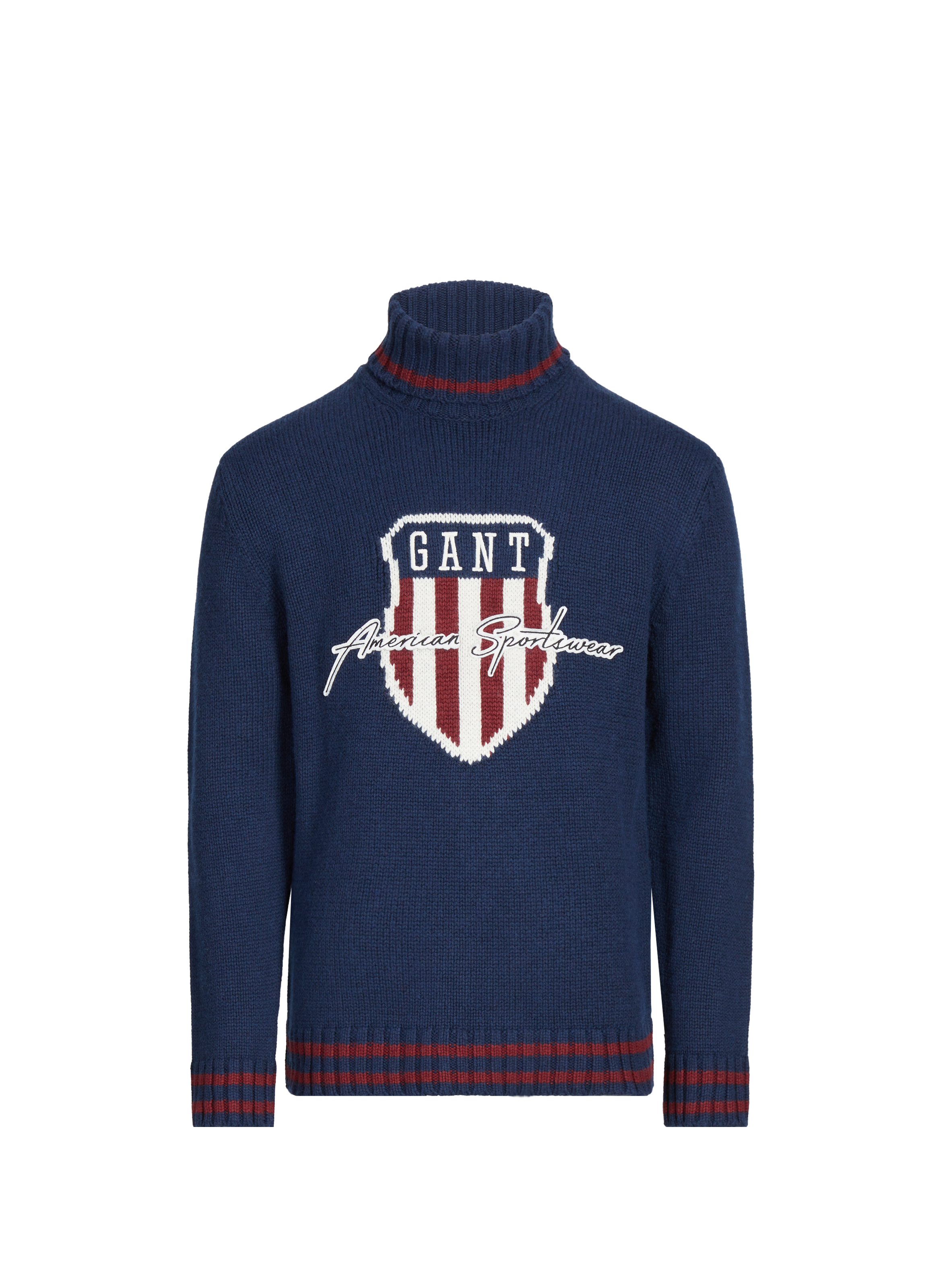 Turtleneck jumper GANT Blue