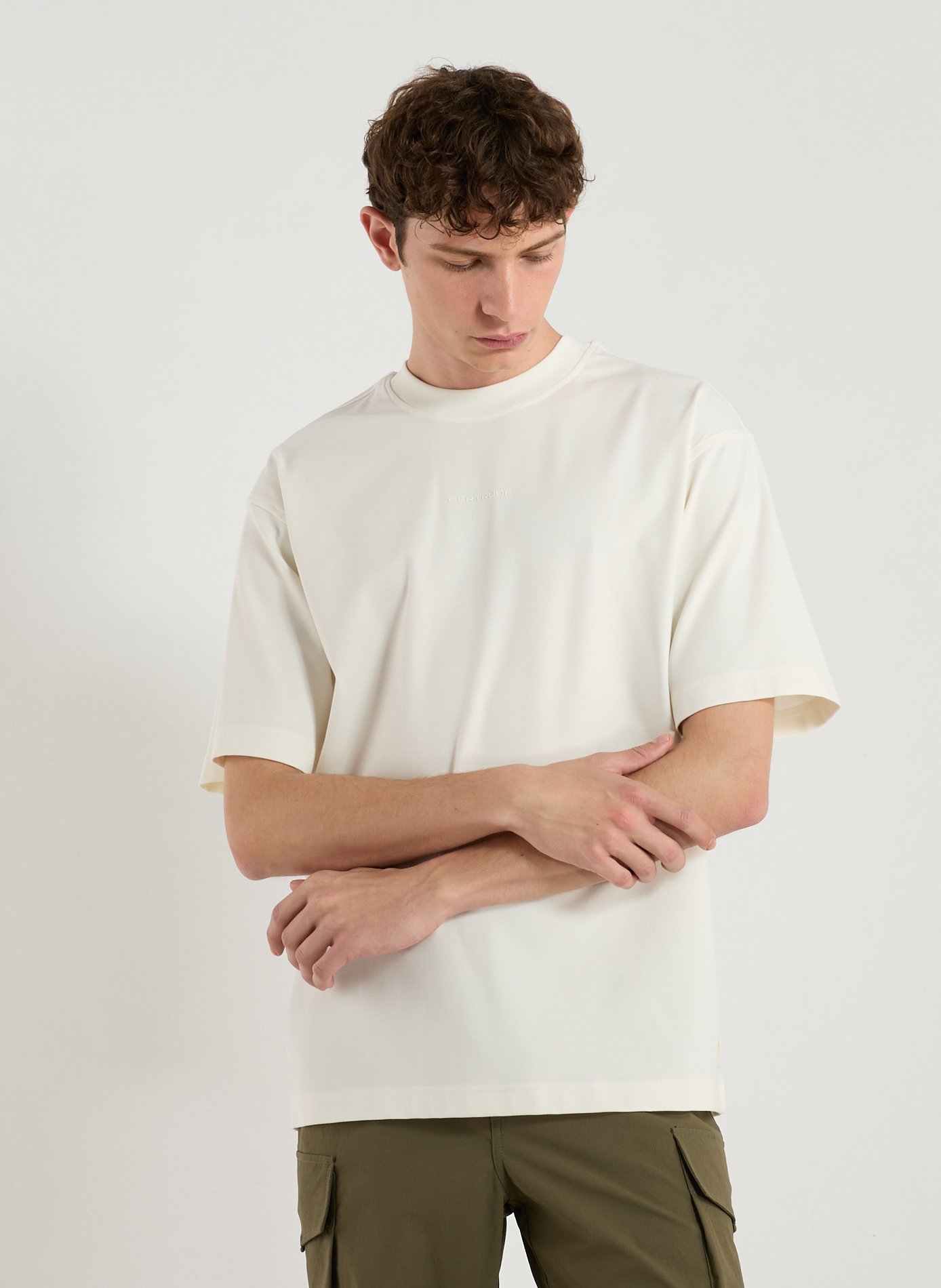 GERTRUDE ET GASTON Plain T-shirt White