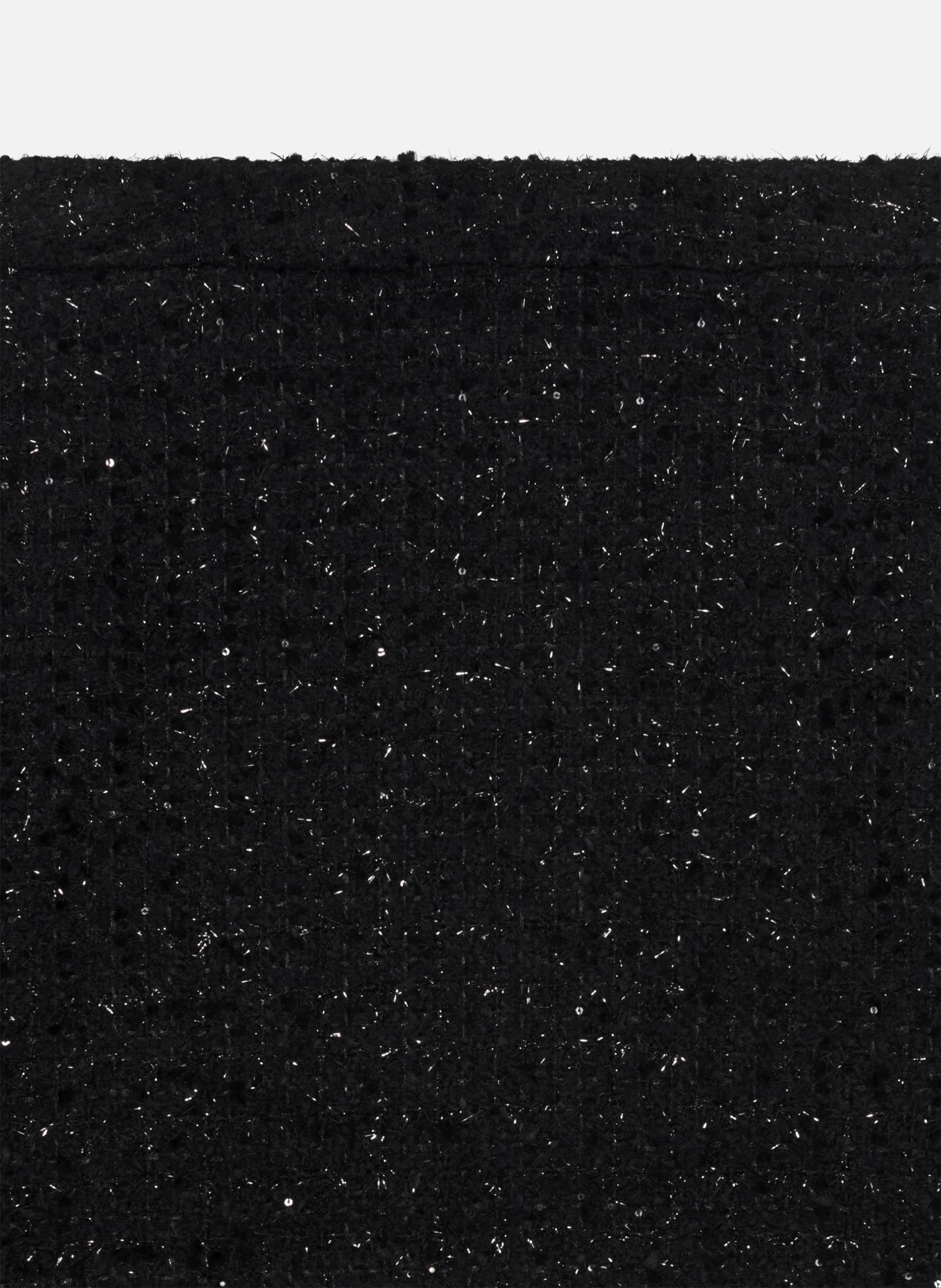 Jupe courte en tweed brillant THE KOOPLES Noir