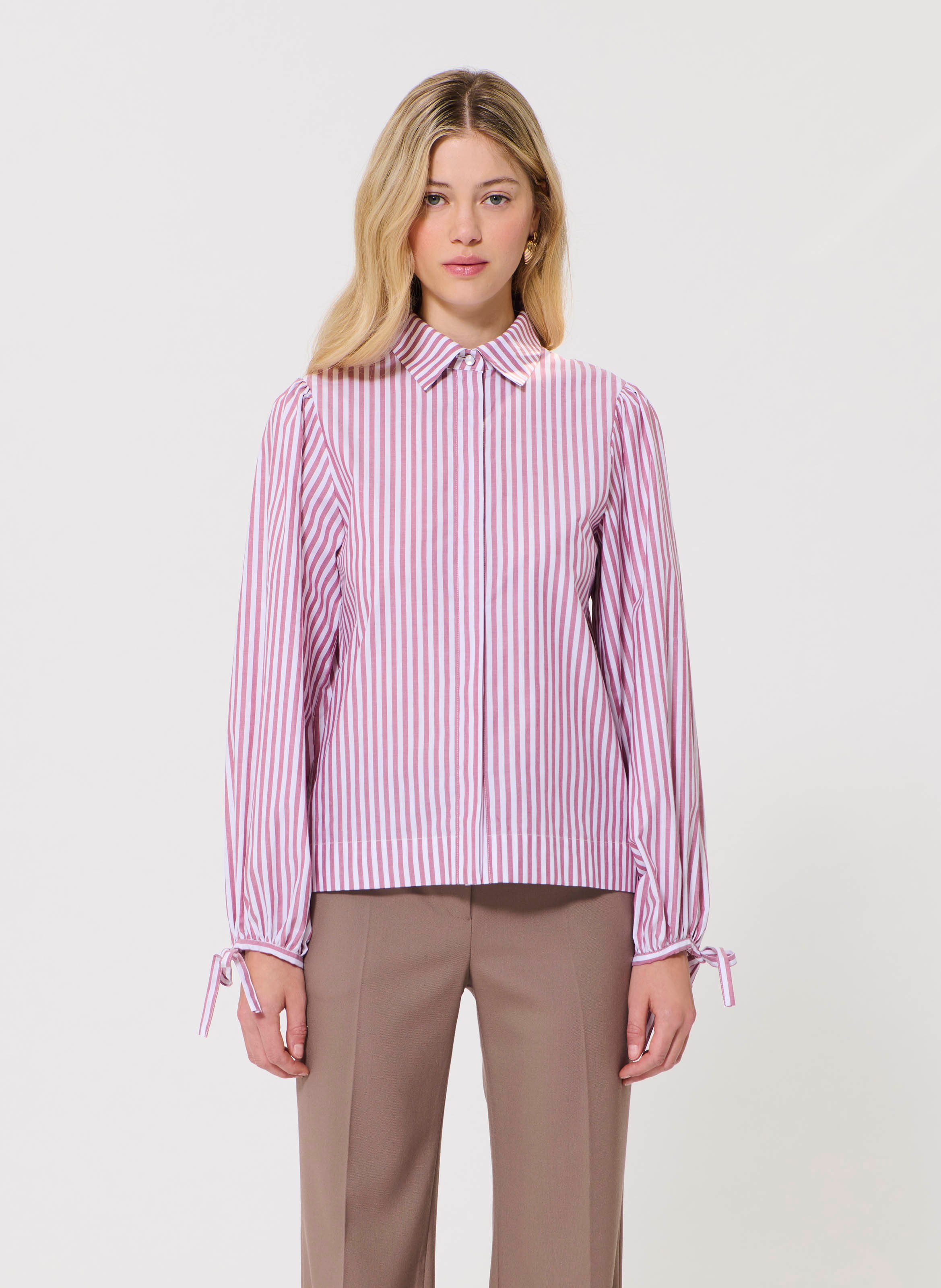 Chemise calyette TARA JARMON Rose