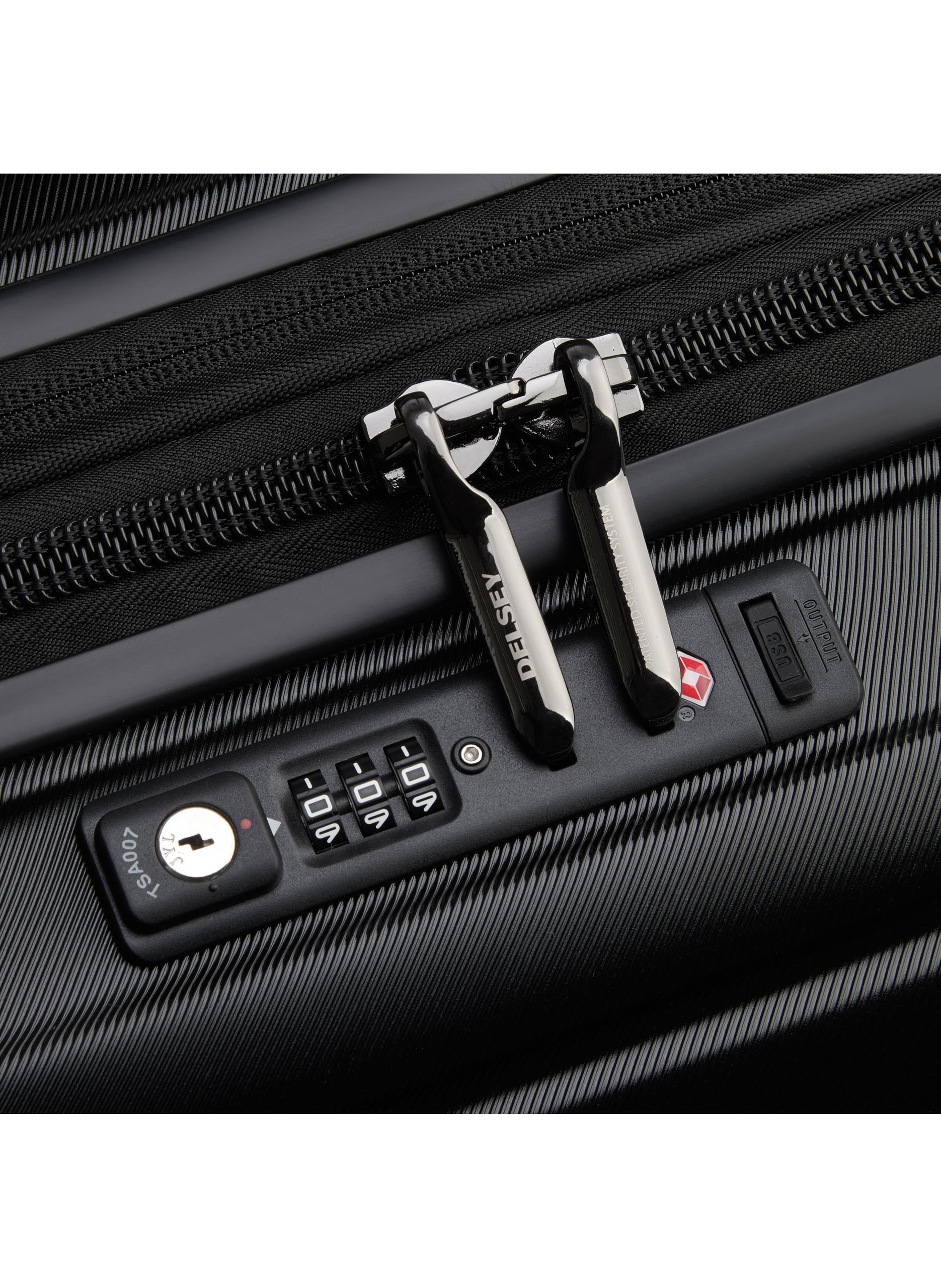 Valise cabine rigide taille s - shadow 5.0 DELSEY PARIS Noir