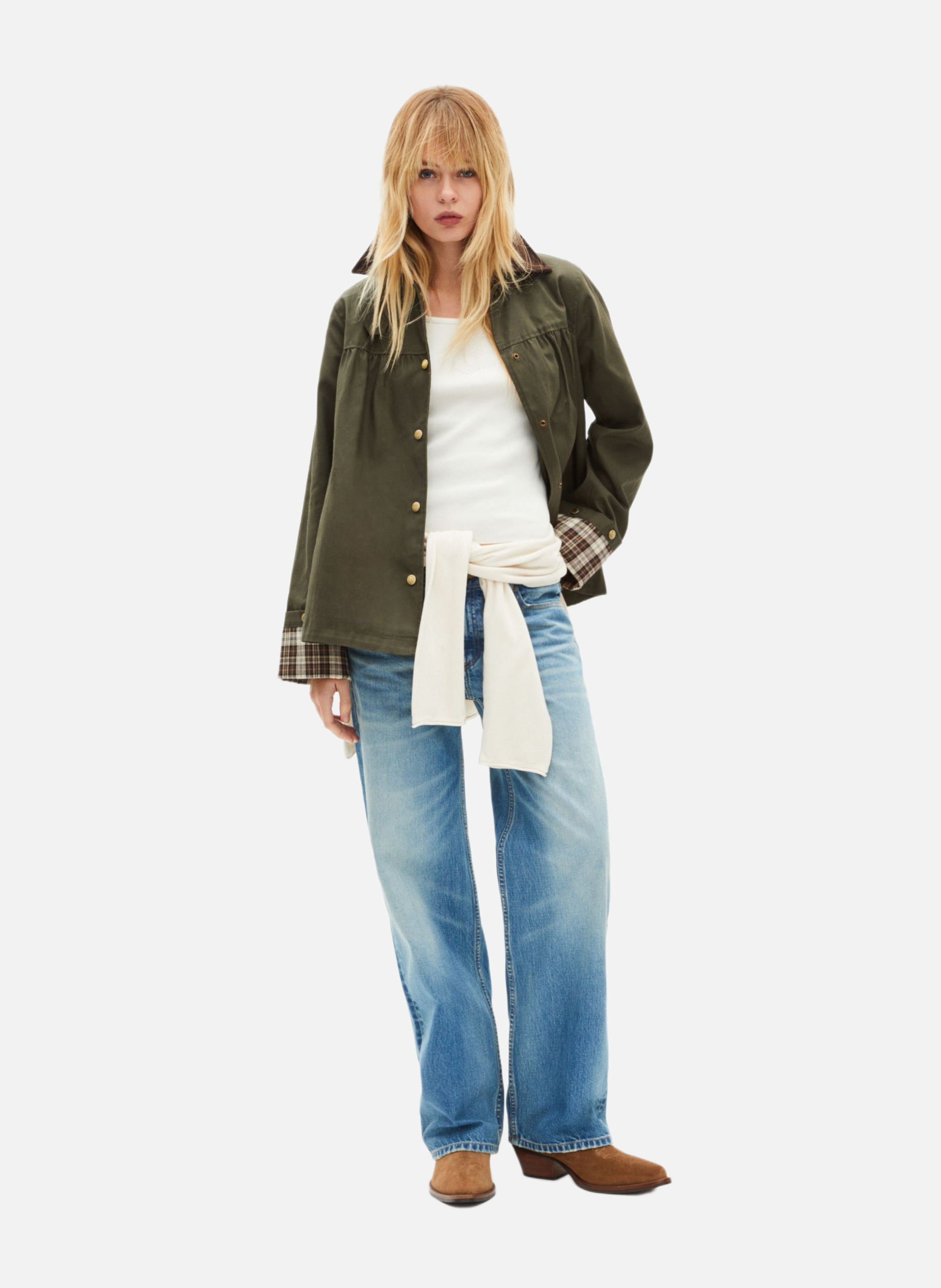 Blouson en coton THE KOOPLES Vert