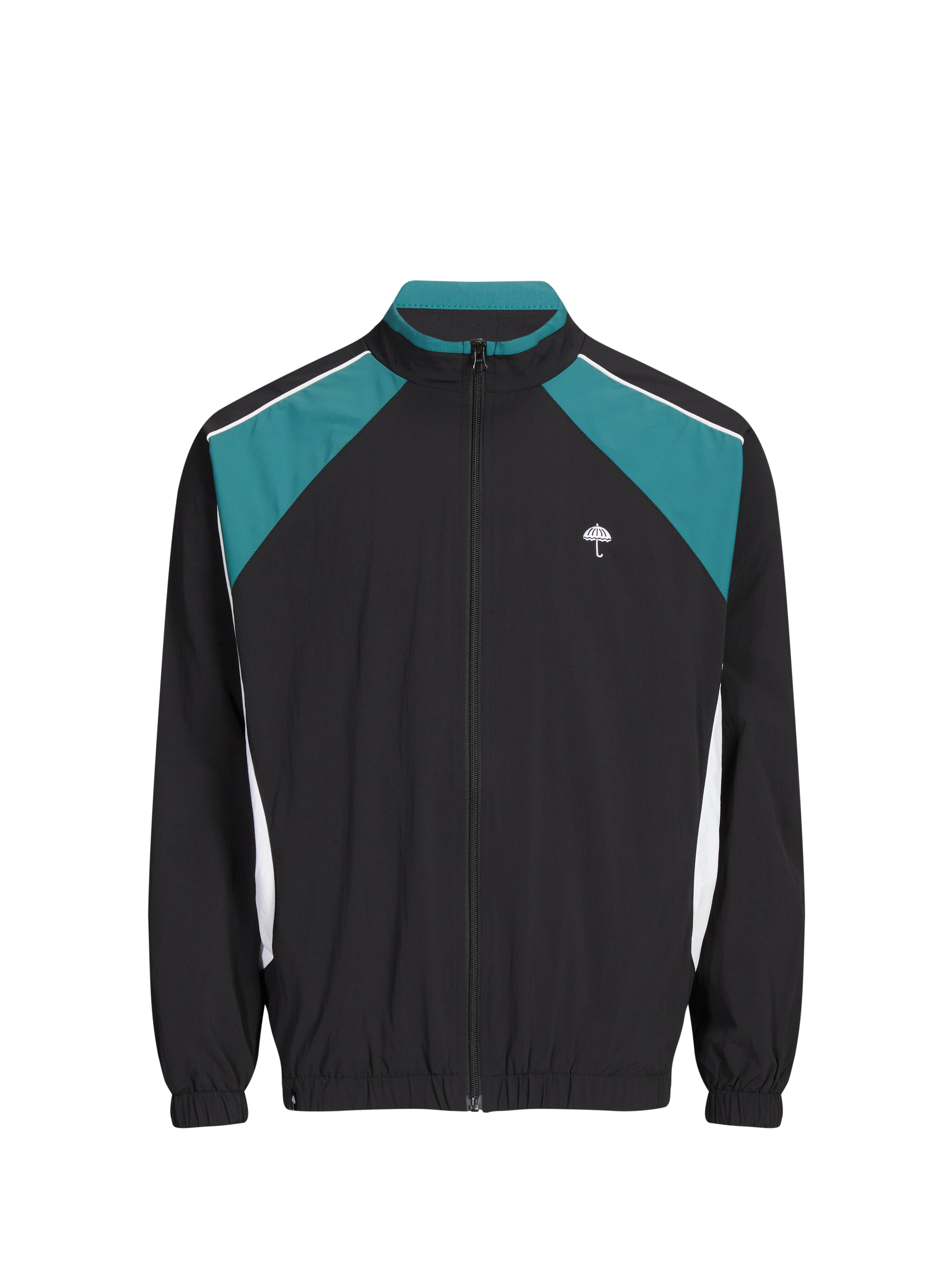 Oversized jacket with high collar HELAS CAPS Black