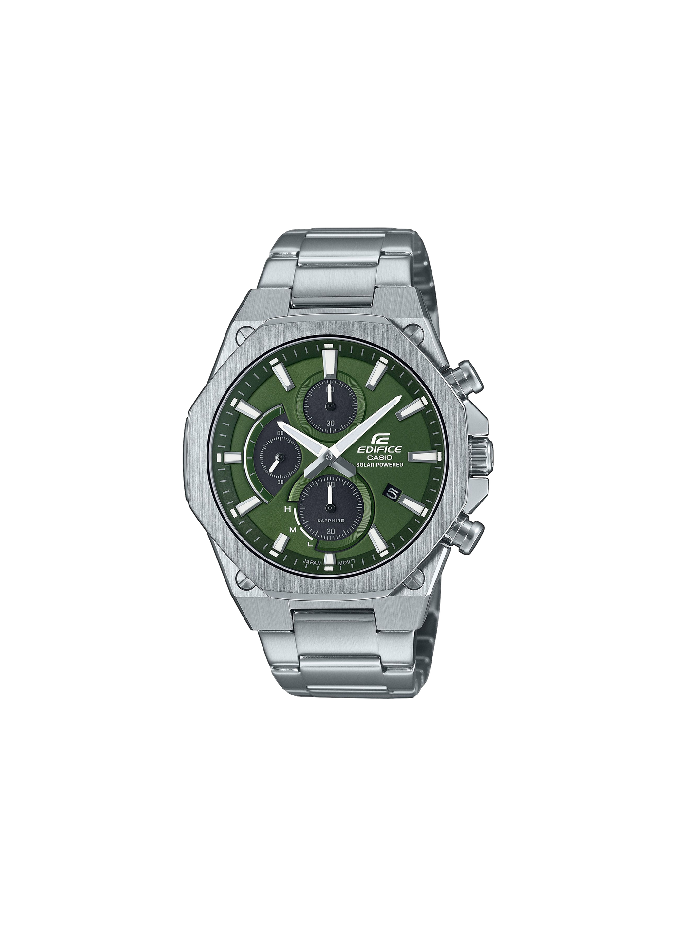 Montre analogique-numérique Edifice en acier inoxydable CASIO Argent