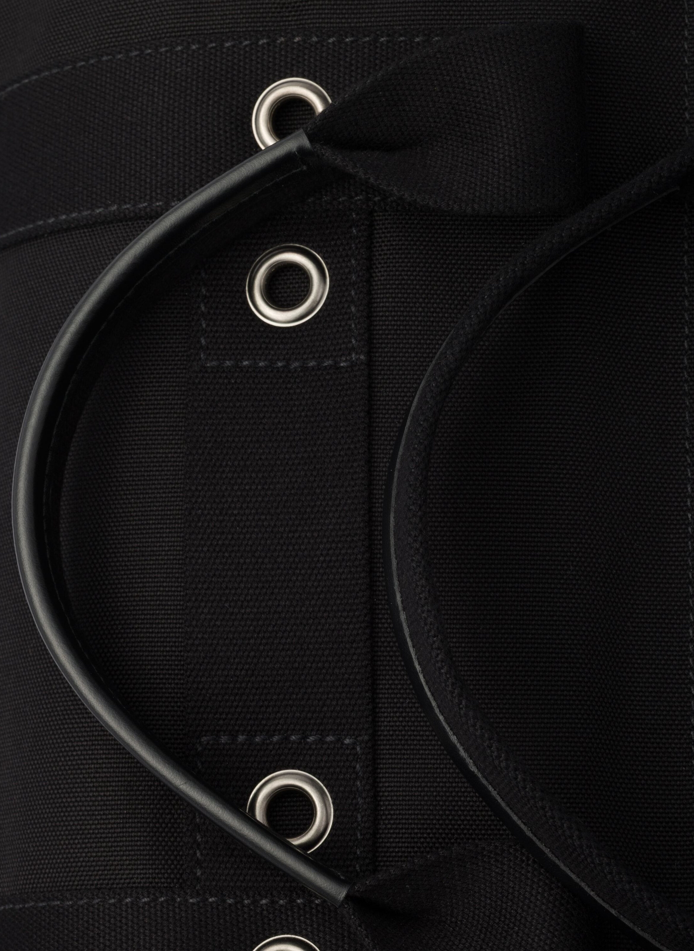 Sac marin en toile PRADA Noir