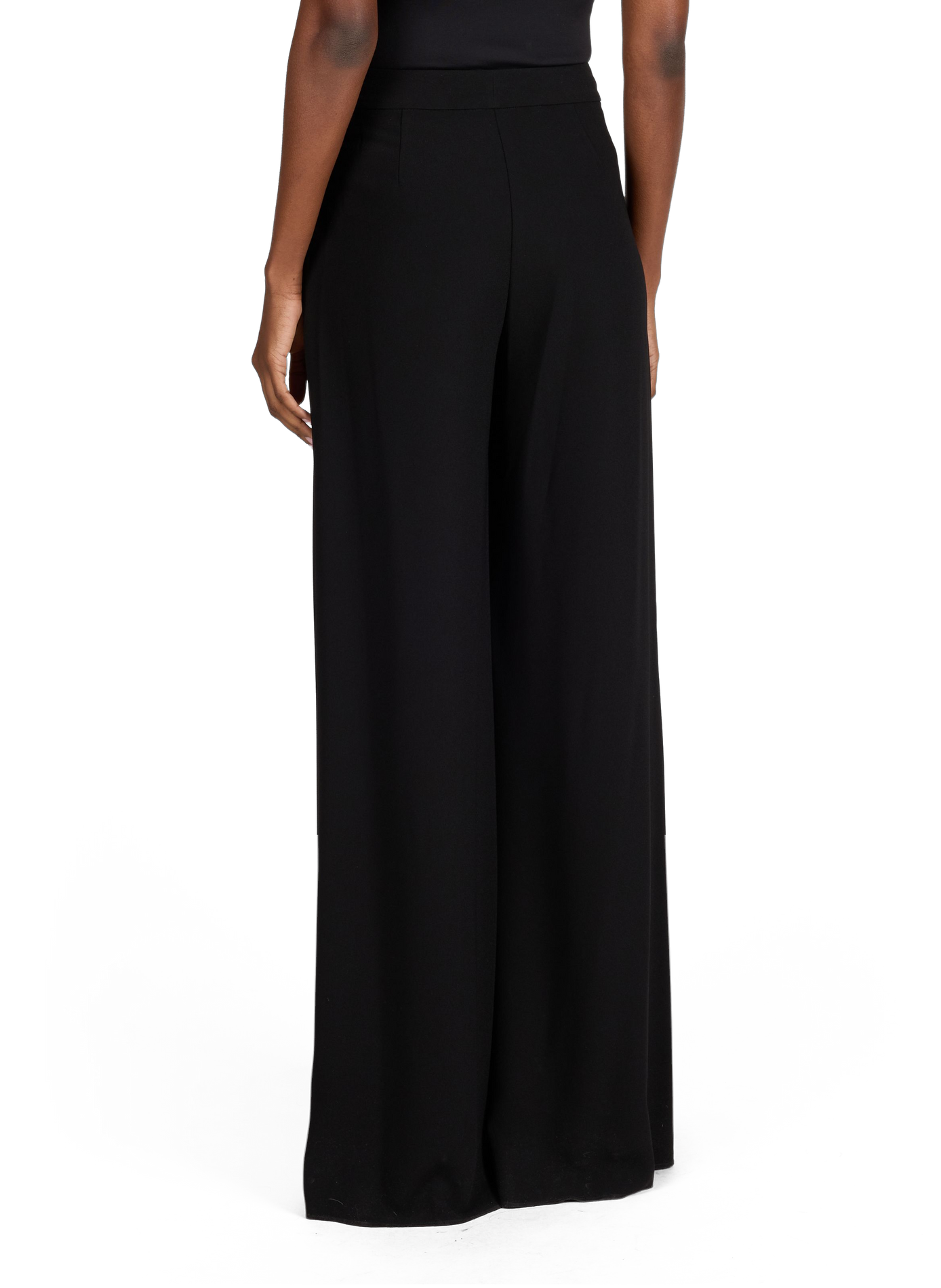 Wide-leg straight pants ADOLFO DOMINGUEZ Black