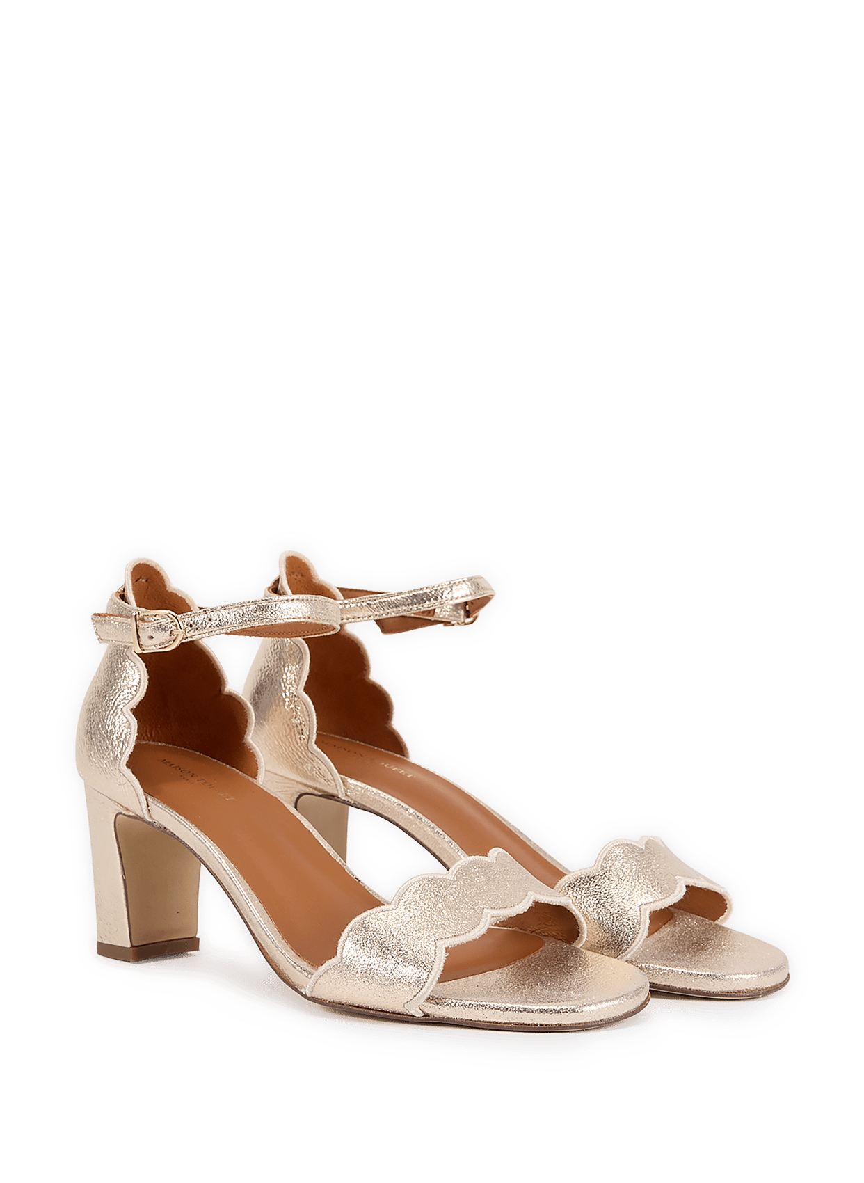 Sandrine leather pumps MAISON TOUFET Golden