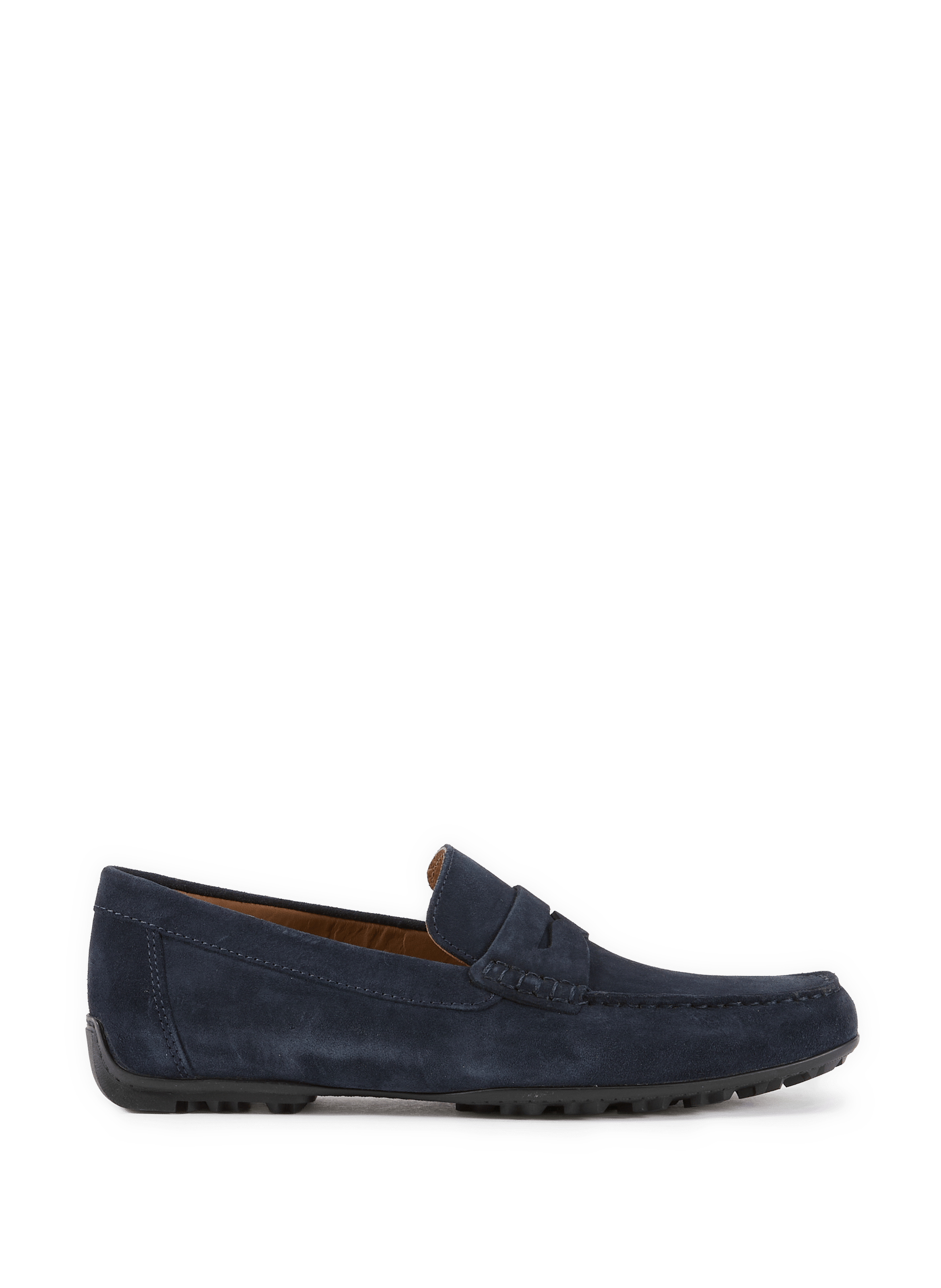 Kosmopolis suede leather moccasins GEOX Blue