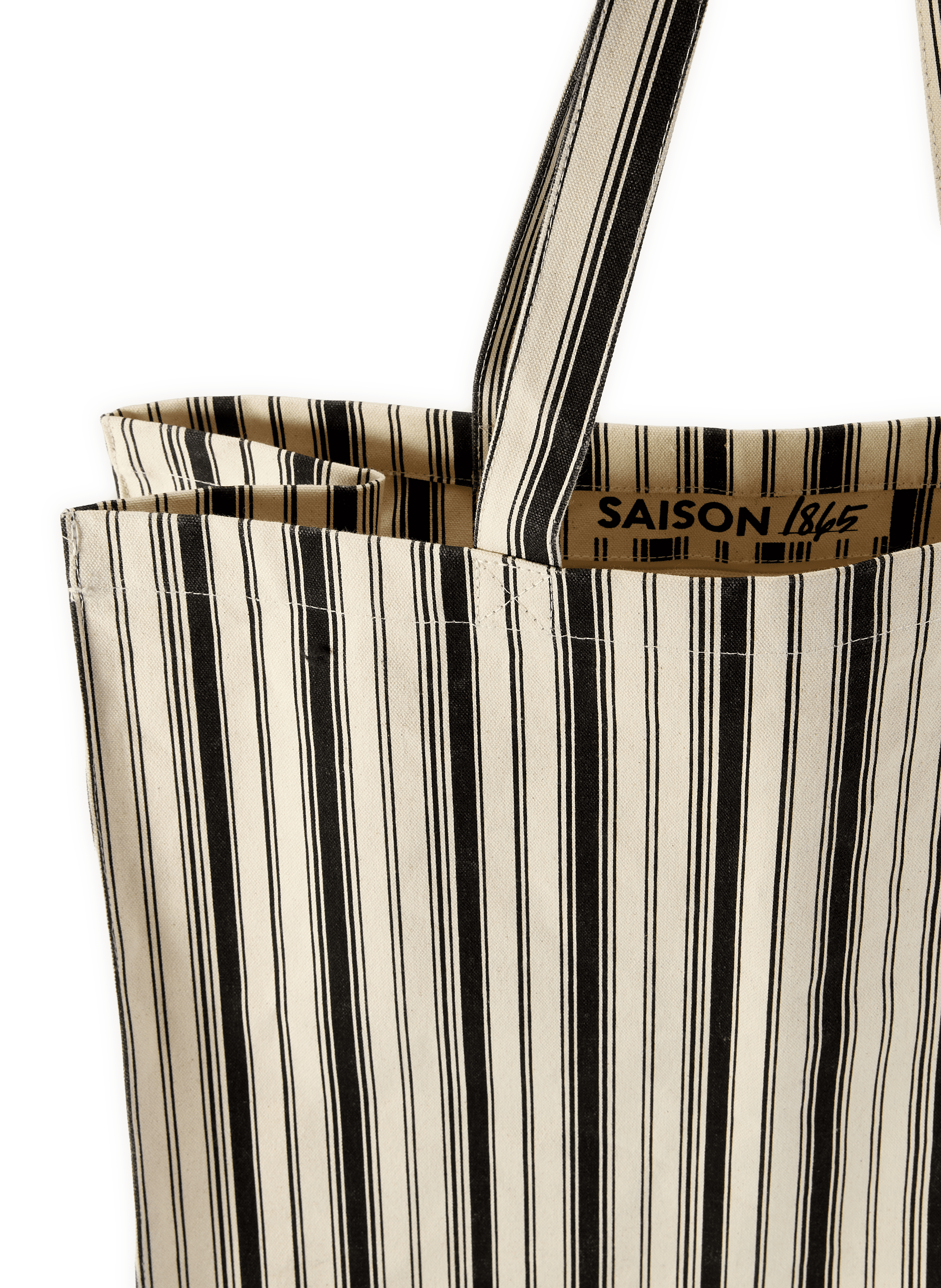 Sac cabas à rayures en coton SAISON 1865 Multicolore