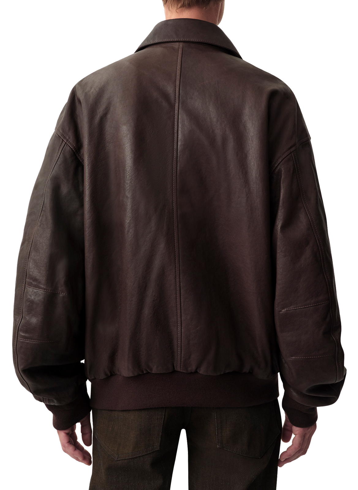 Johnson leather jacket CK COLLECTION Brown