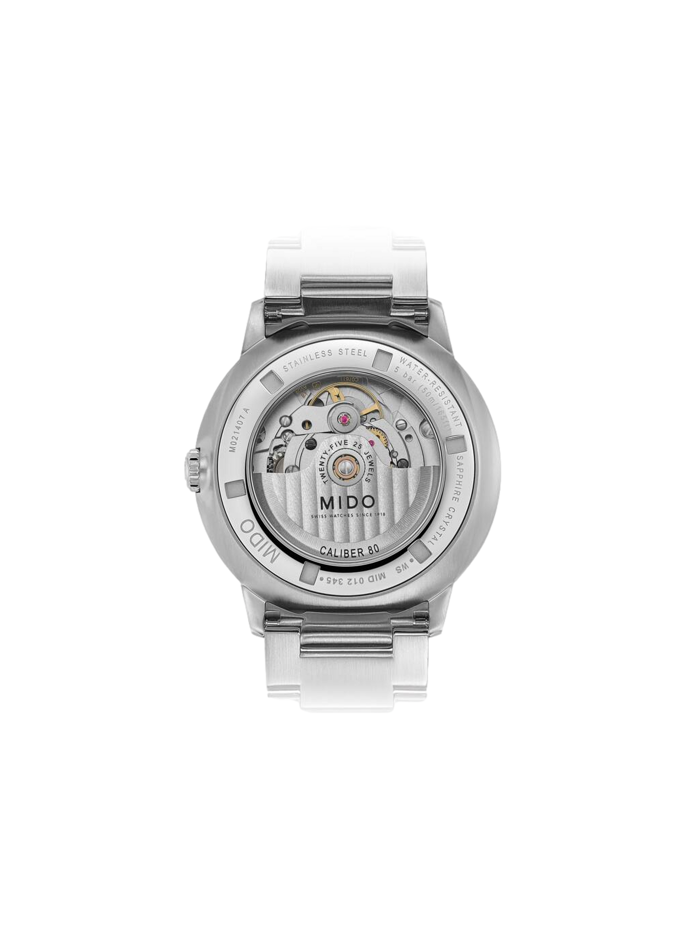 Montre Commander Gradient en acier inoxydable MIDO Noir