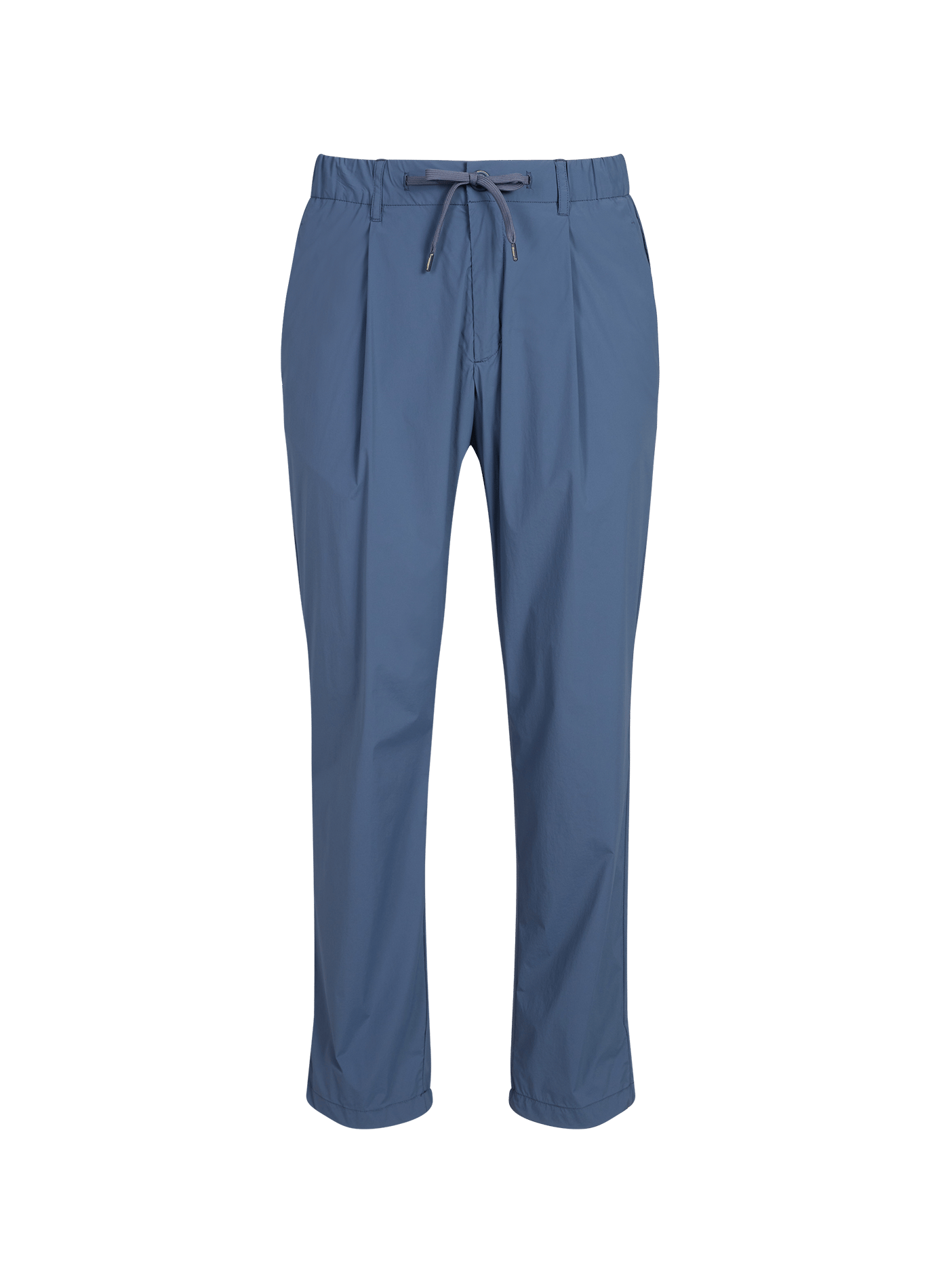 Pantaloni diritti con coulisse HERNO Blu