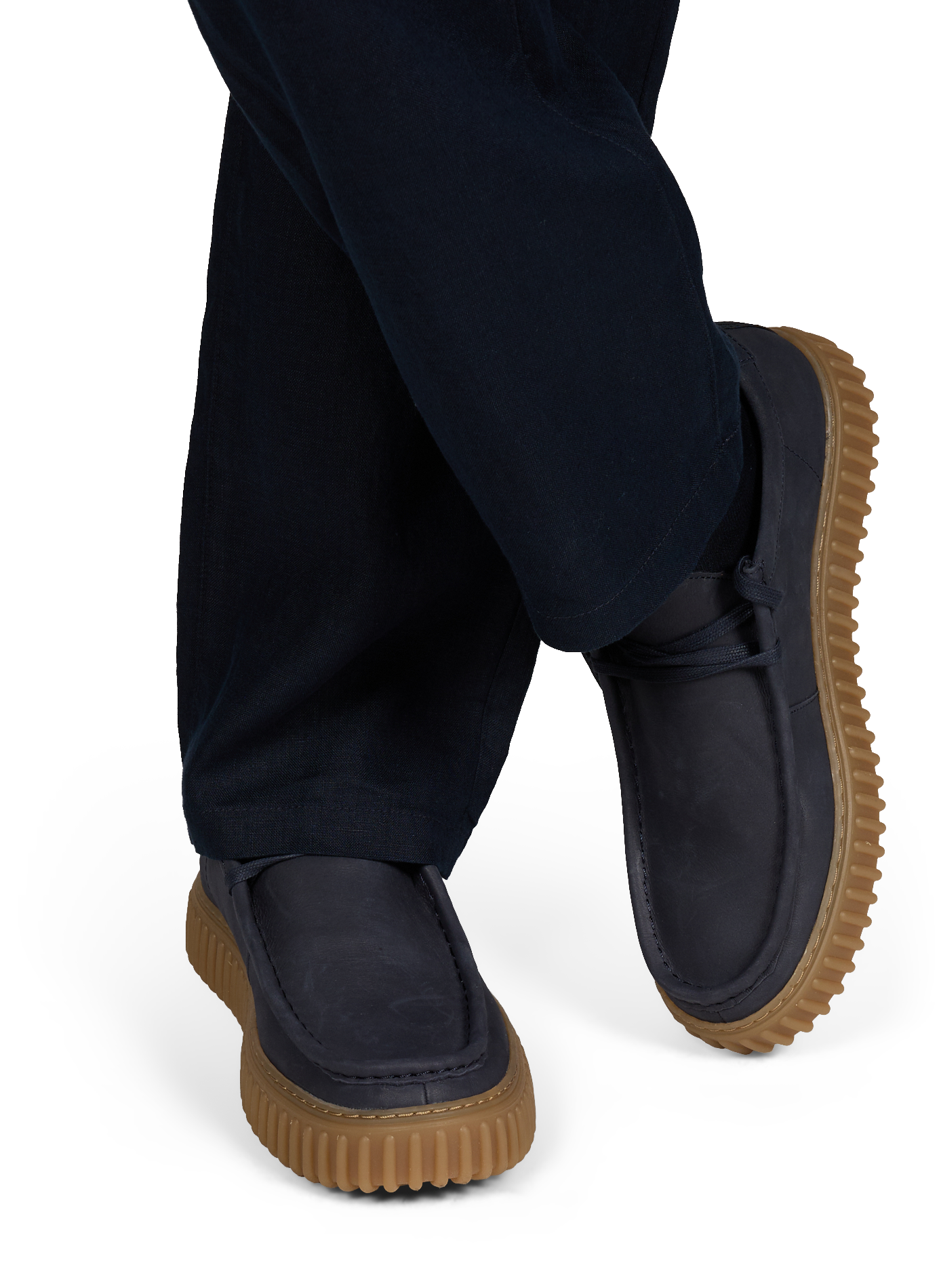 Derbies Torhill Lo en cuir suédé CLARKS Bleu