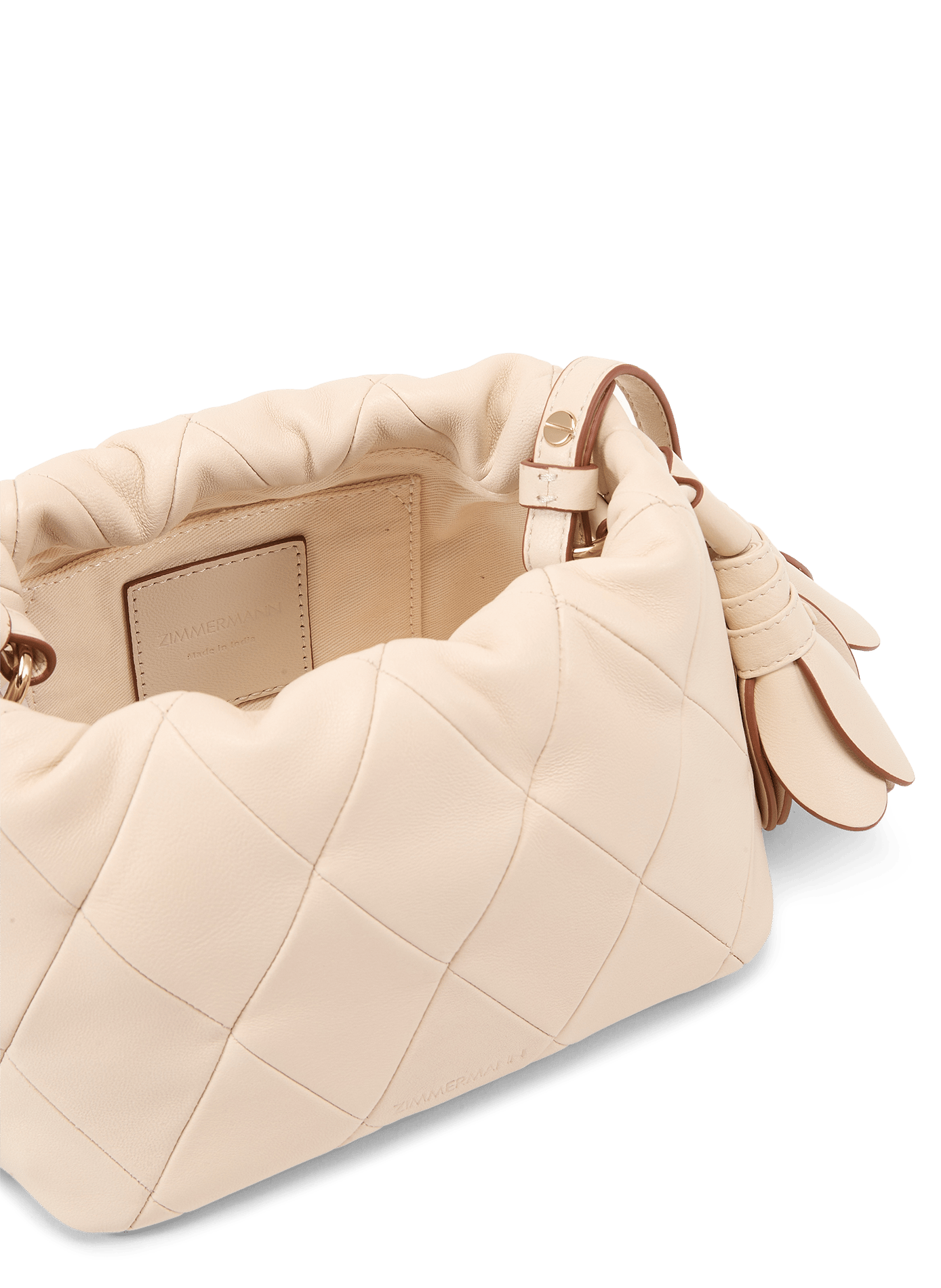 Bolso Cloud 91 Small de cuero de cordero ZIMMERMANN Blanco