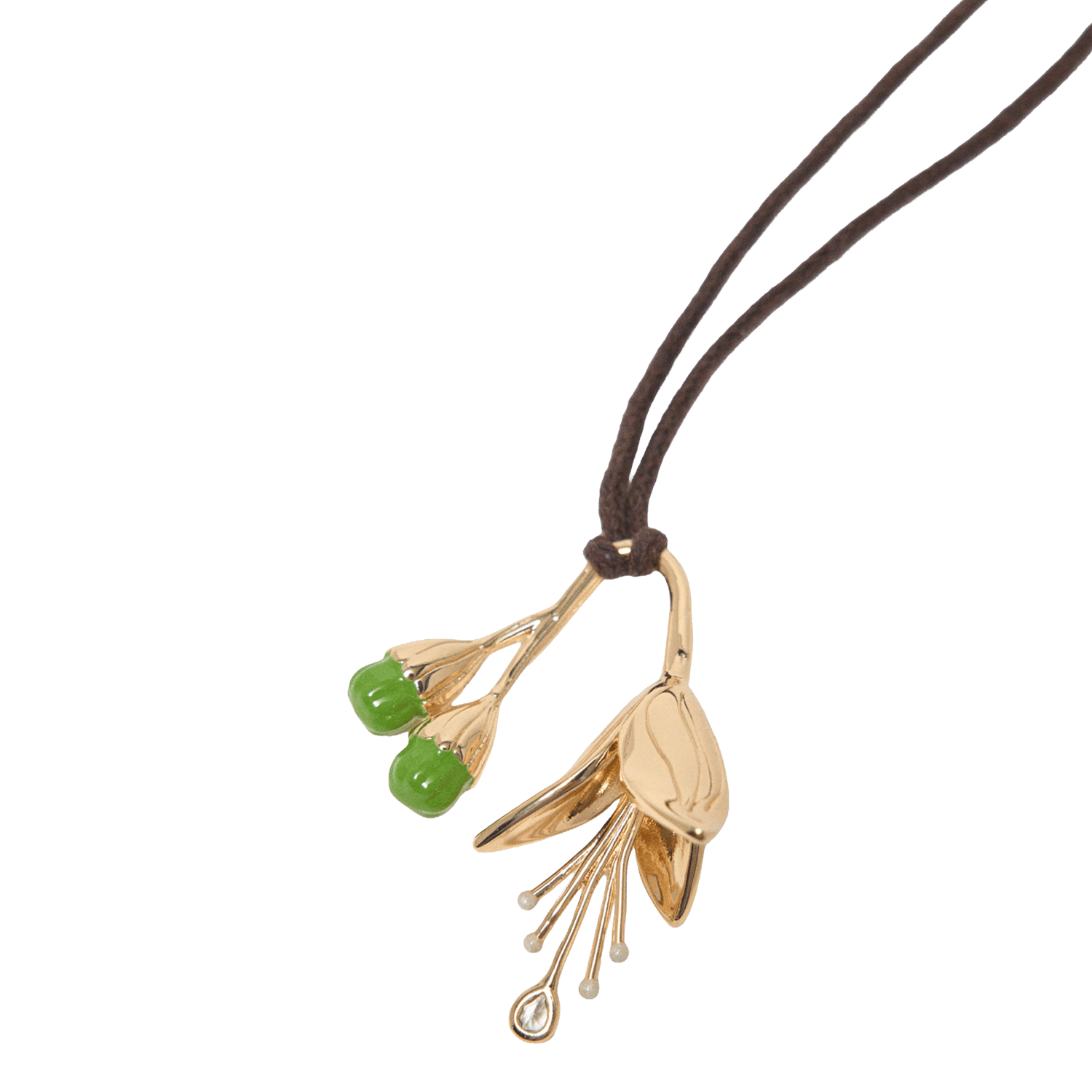 Collier en laiton MAJE Doré