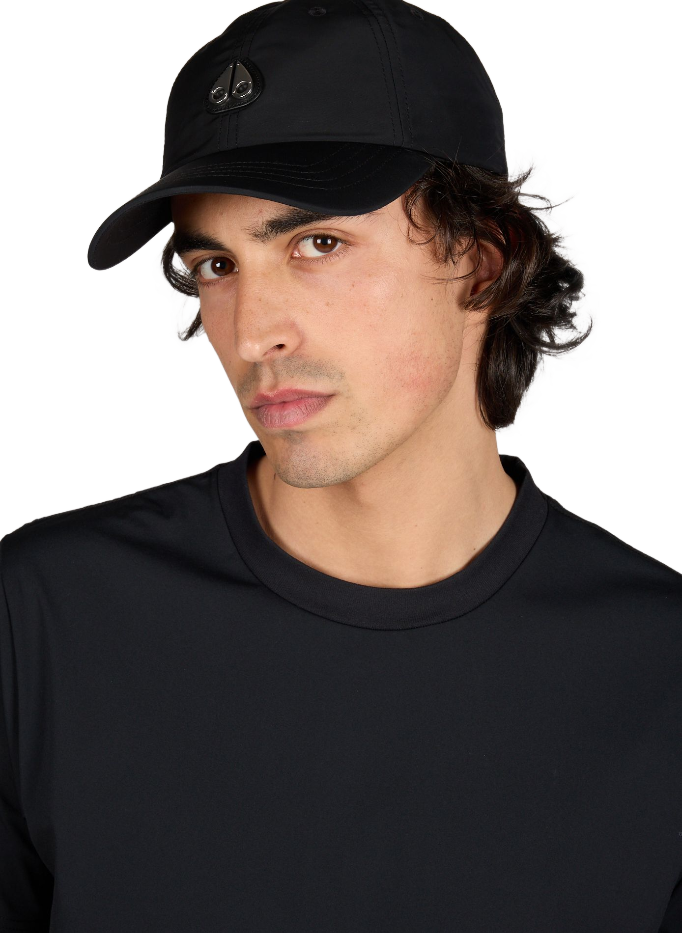 Einfache Logo-Kappe MOOSE KNUCKLES Schwarz