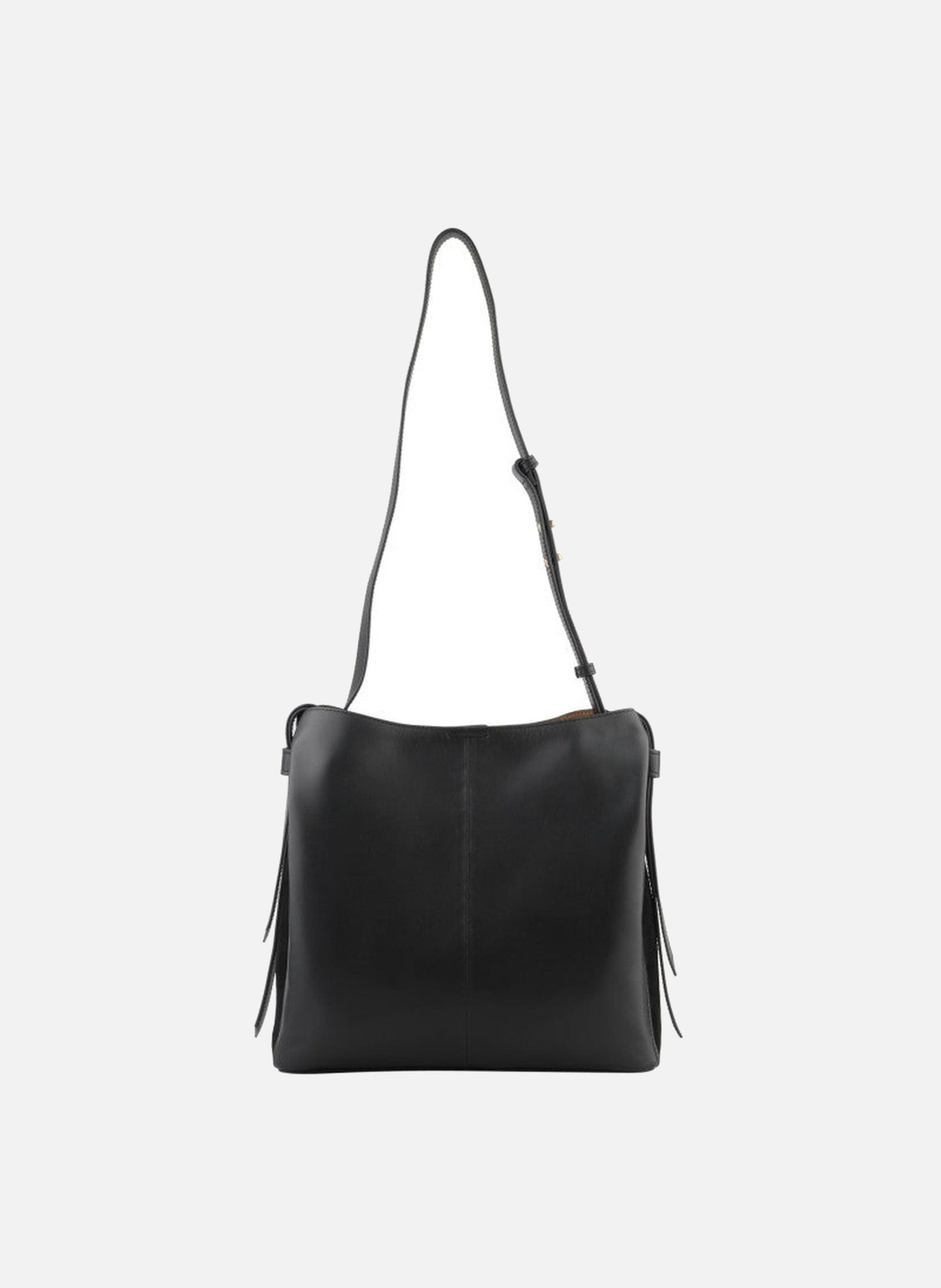 Amalie nubuck | sac à main POURCHET Noir