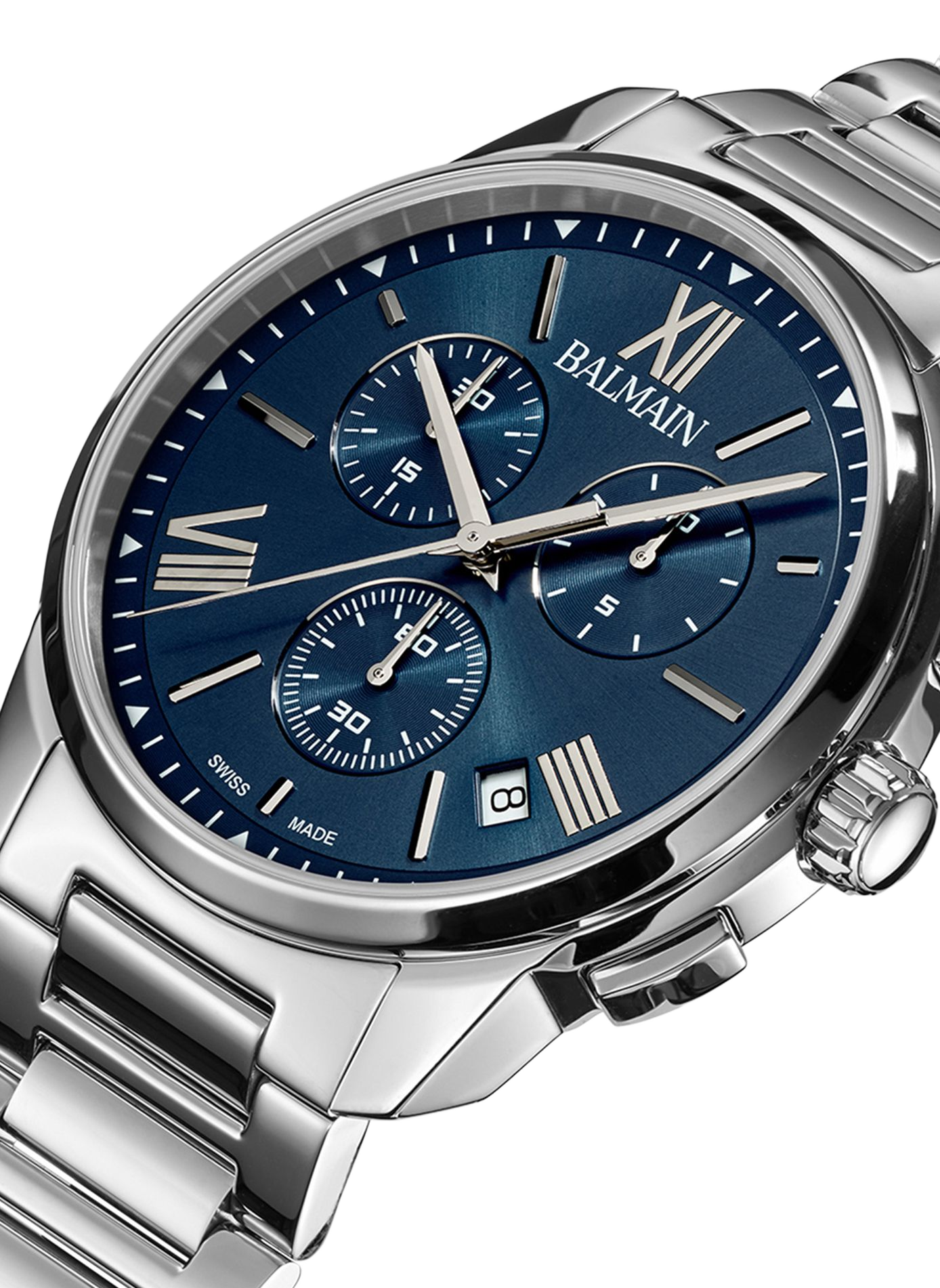 Montre quartz Madrigal en acier inoxydable BALMAIN WATCHES Bleu