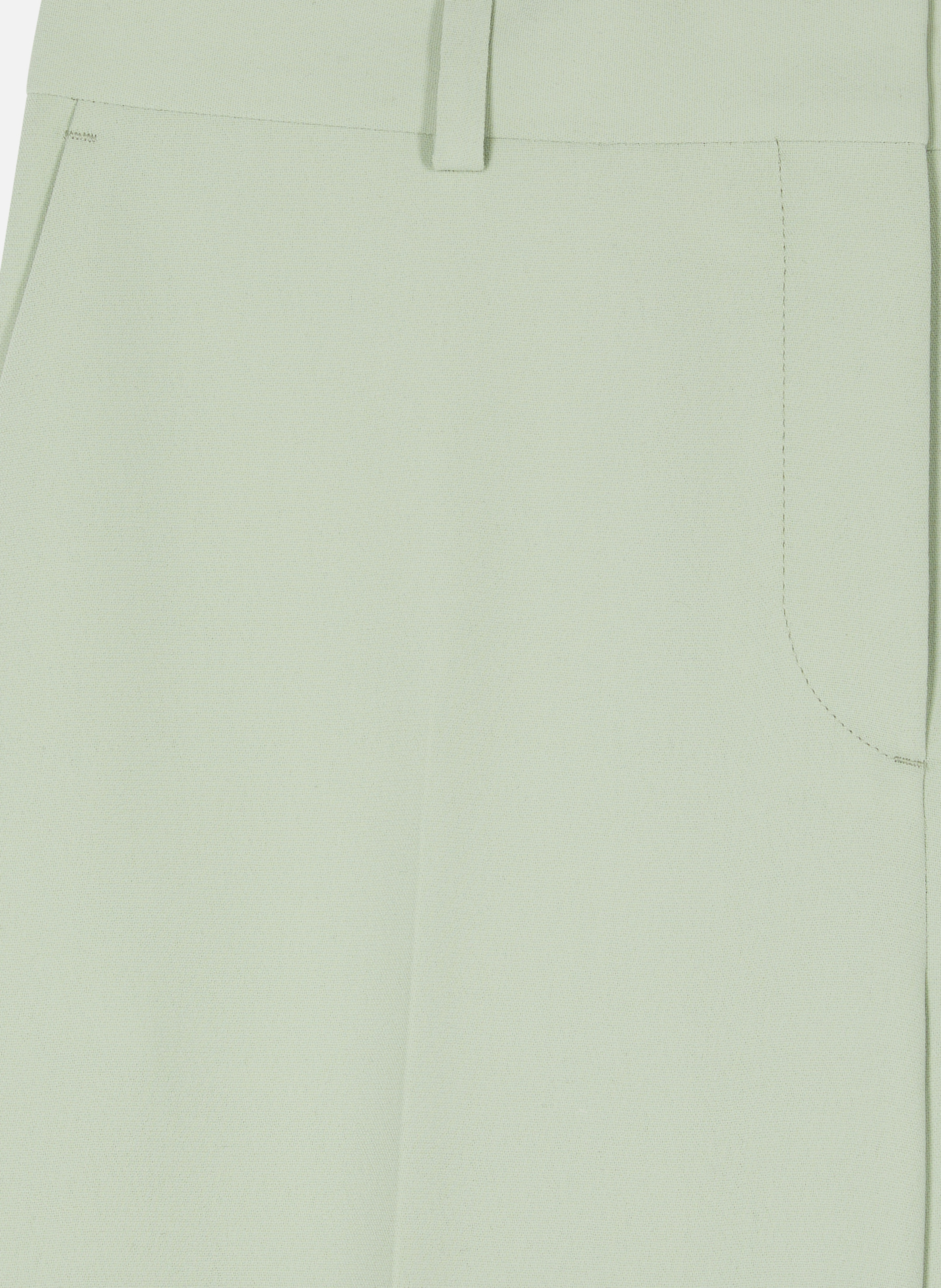 Pantalon de tailleur droit THE KOOPLES Vert