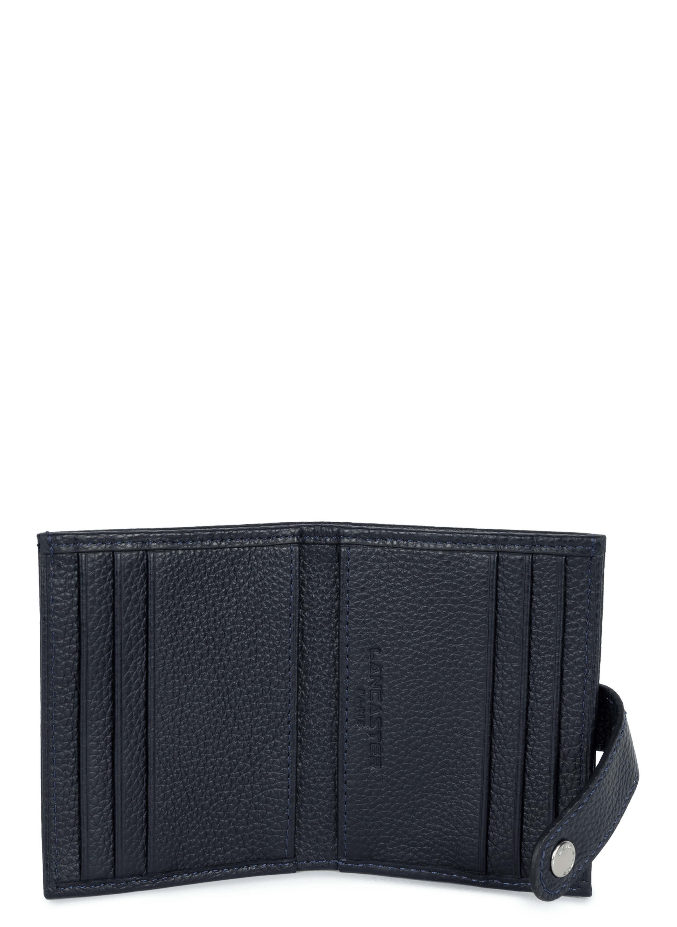 Card holder - foulonné pm LANCASTER Blue