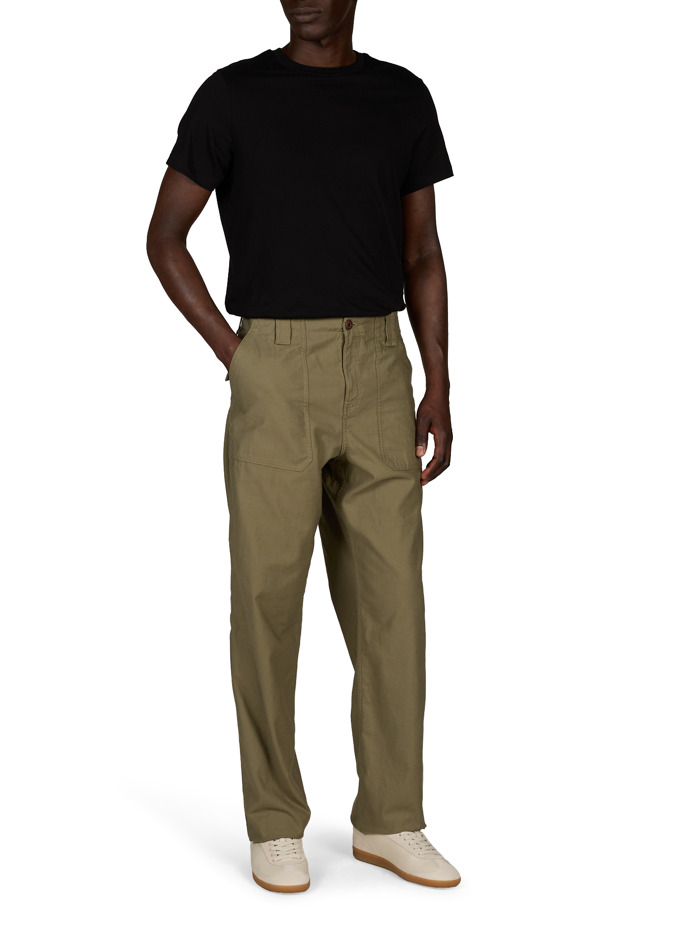 Pantaloni dritti in cotone Goffstown TIMBERLAND Kaki