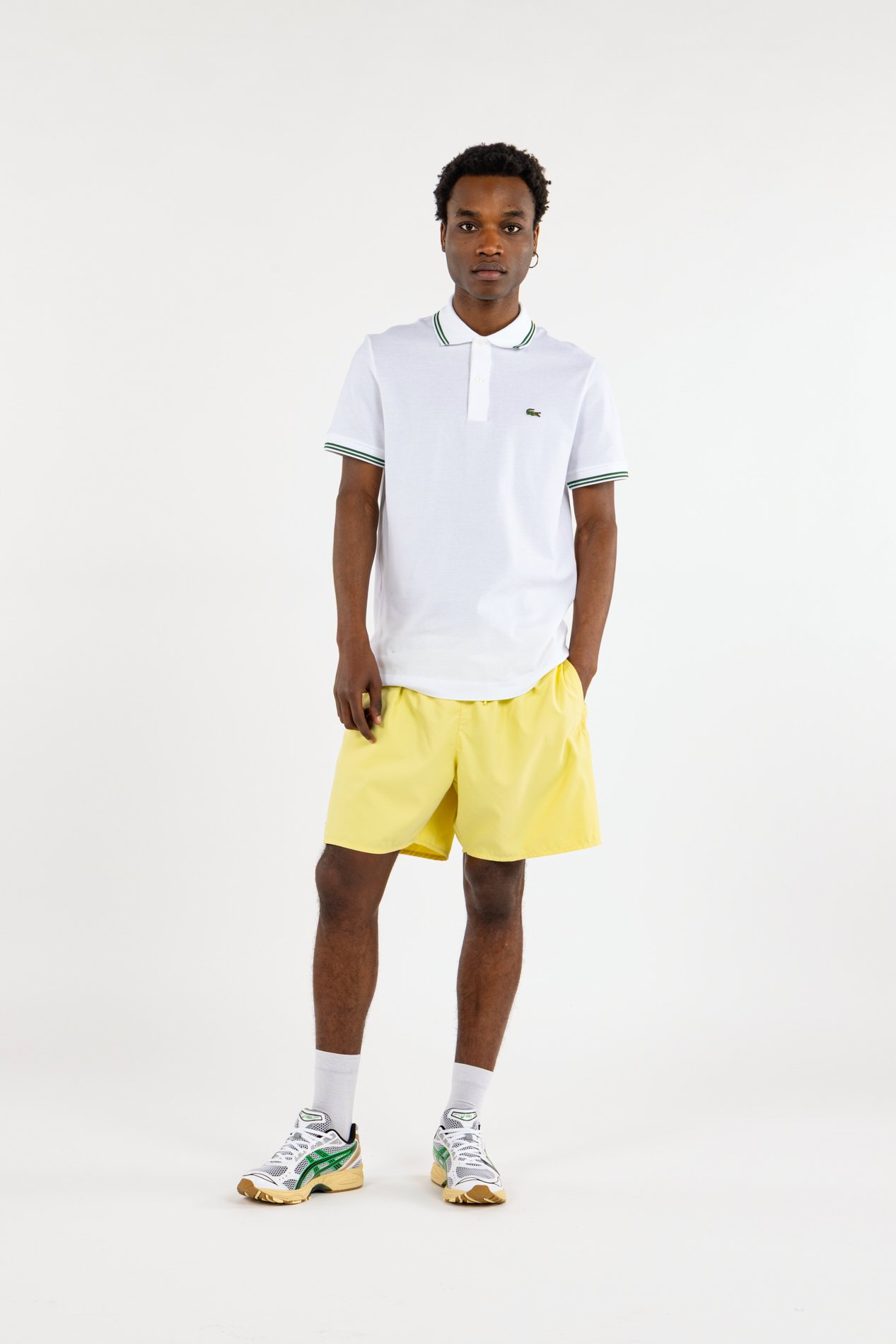 Short de bain LACOSTE Jaune