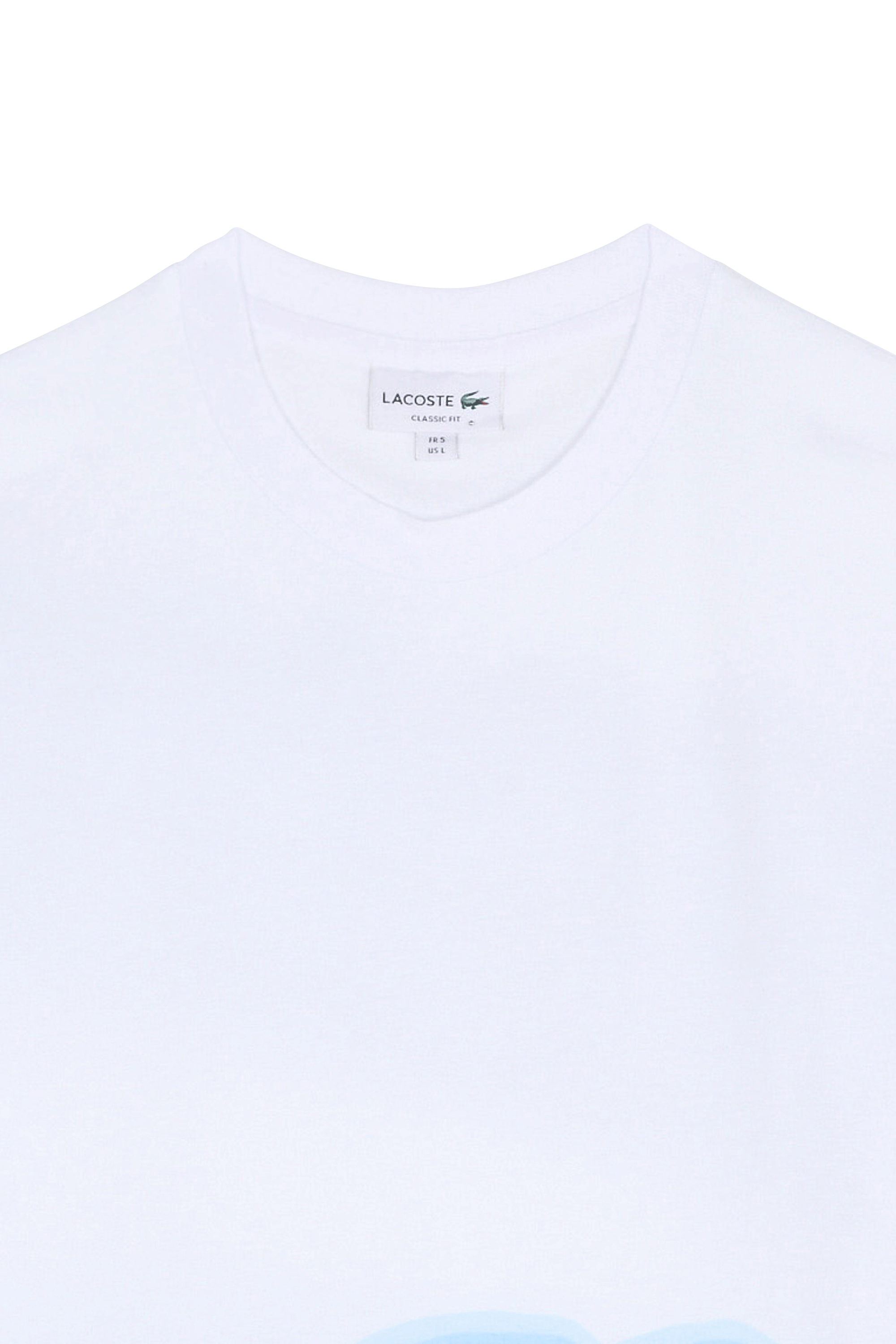 T-shirt tee-shirt LACOSTE Blanc