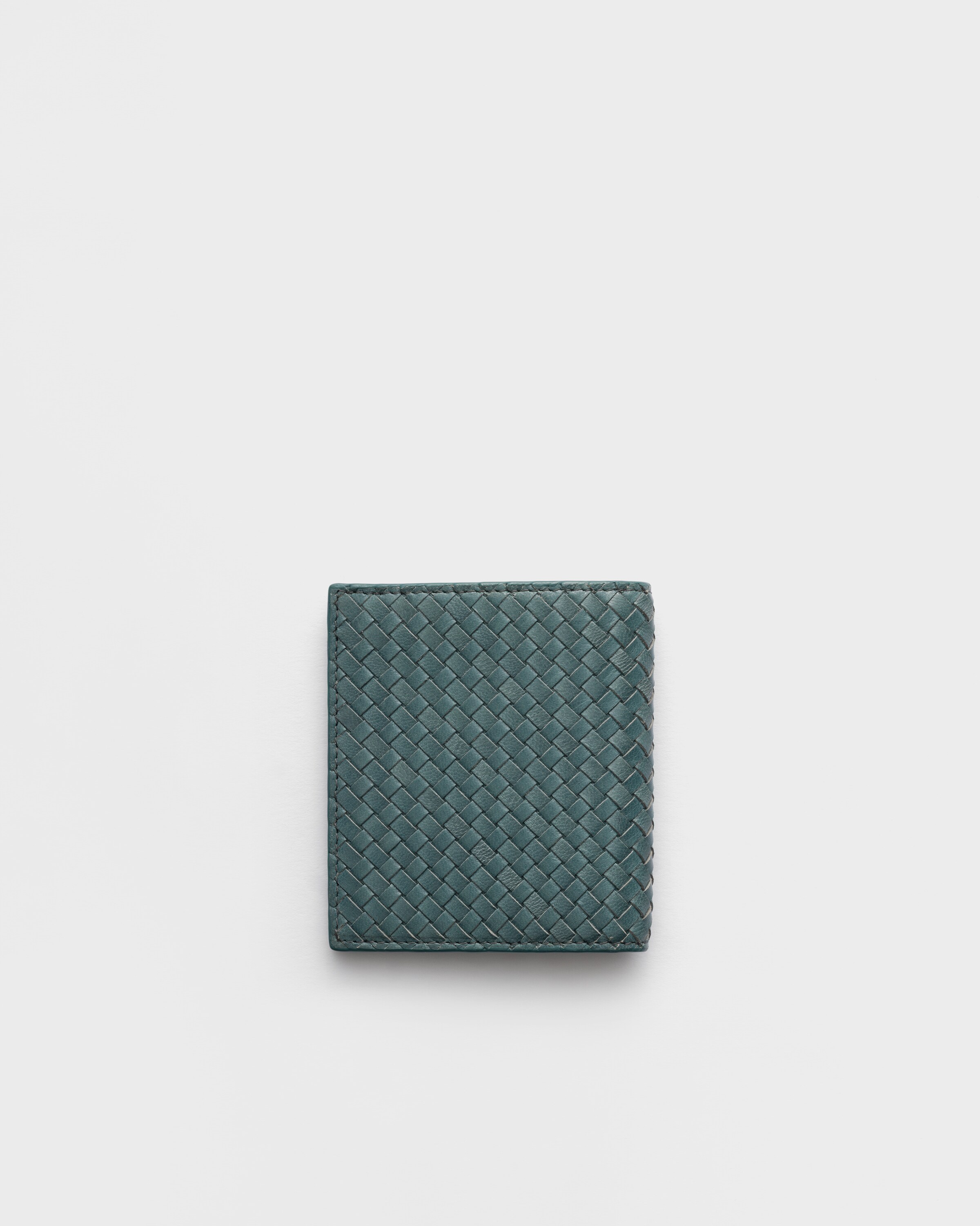 Portefeuille en cuir PRADA Bleu