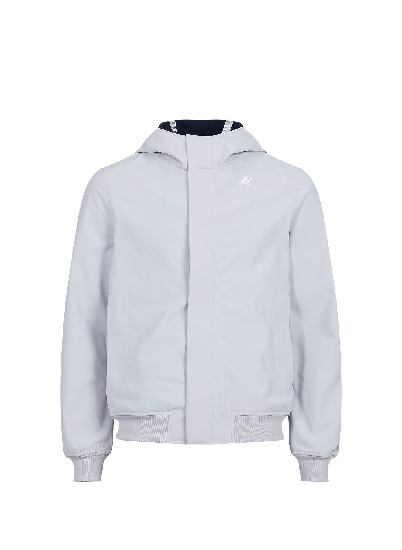 Parka with high collar K-WAY Grey