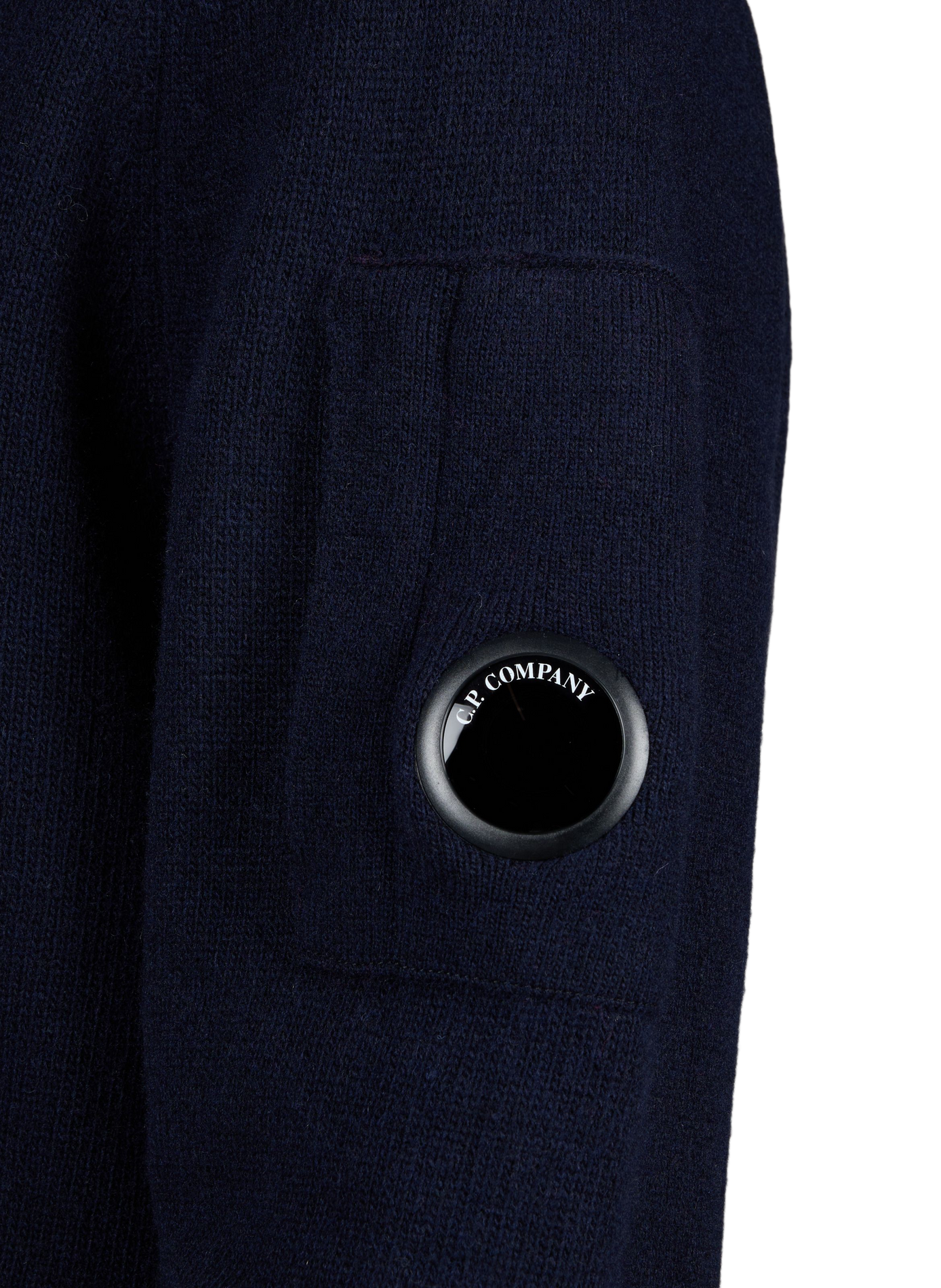 Sweatshirt droit en laine mélangé CP COMPANY Bleu