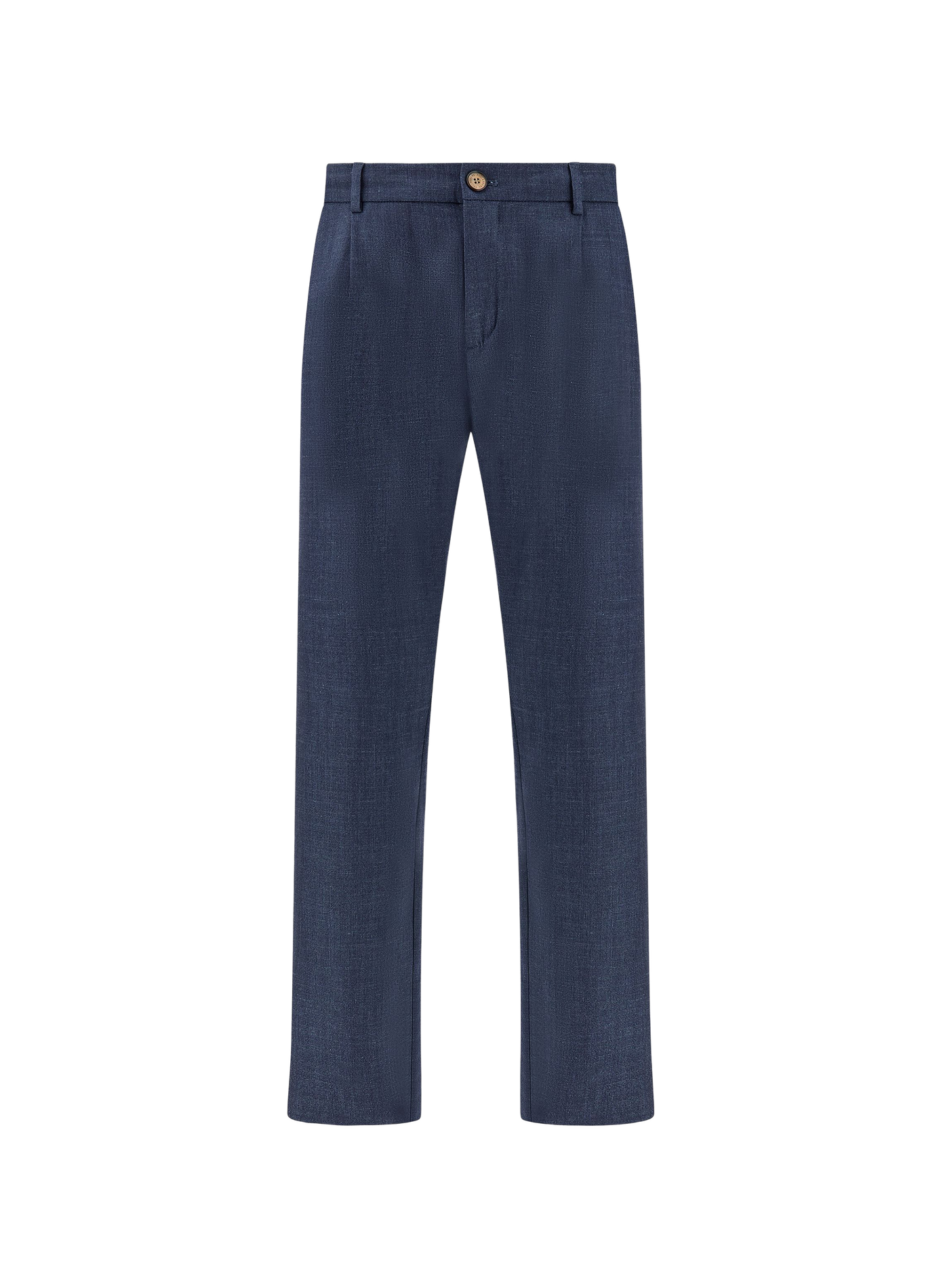 Straight-cut wool-blend trousers PAUL & SHARK Blue