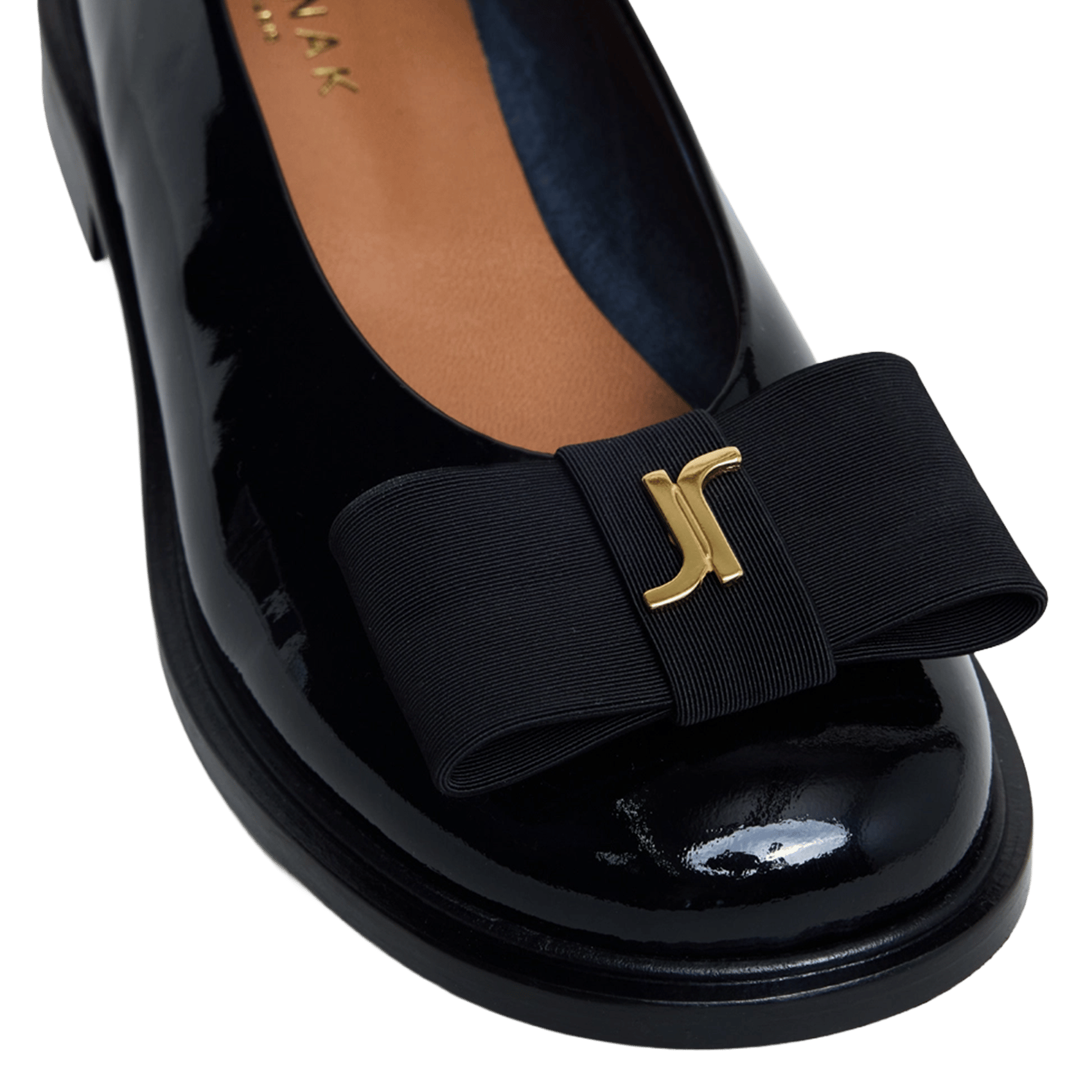 Ballerines en cuir deloise JONAK Noir
