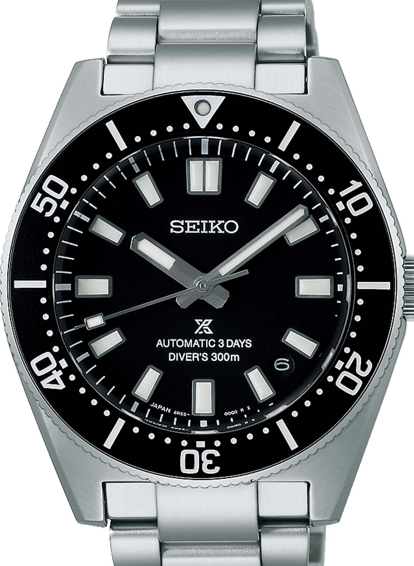 Montre automatique Prospex en acier inoxydable SEIKO Noir