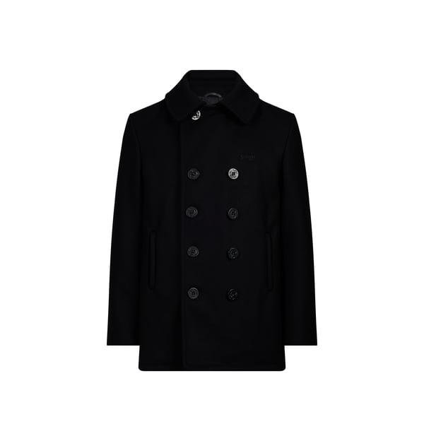 Manteau caban uni en laine Manteau caban uni en laine