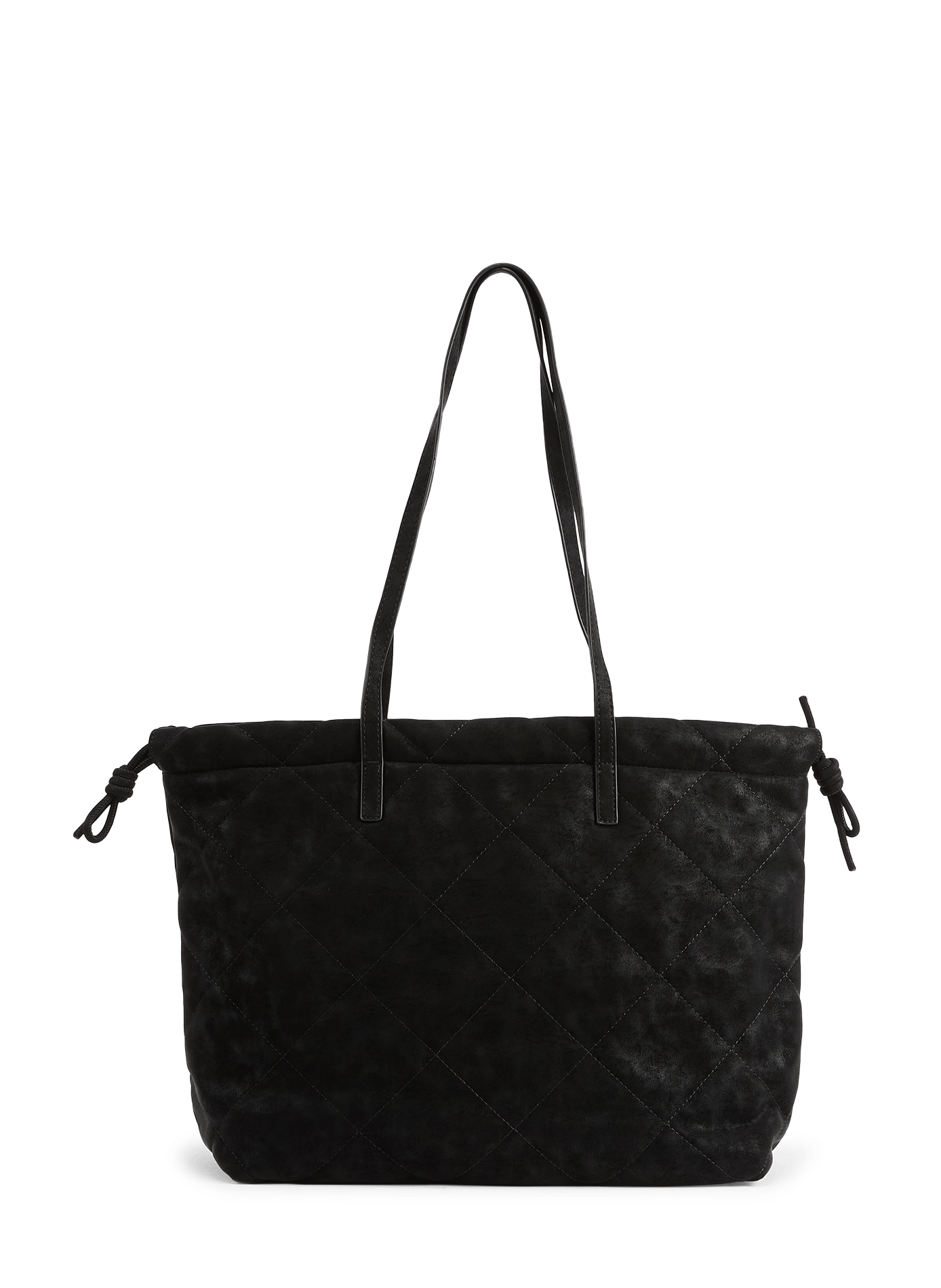 Matte effect quilted handbag AU PRINTEMPS PARIS Black