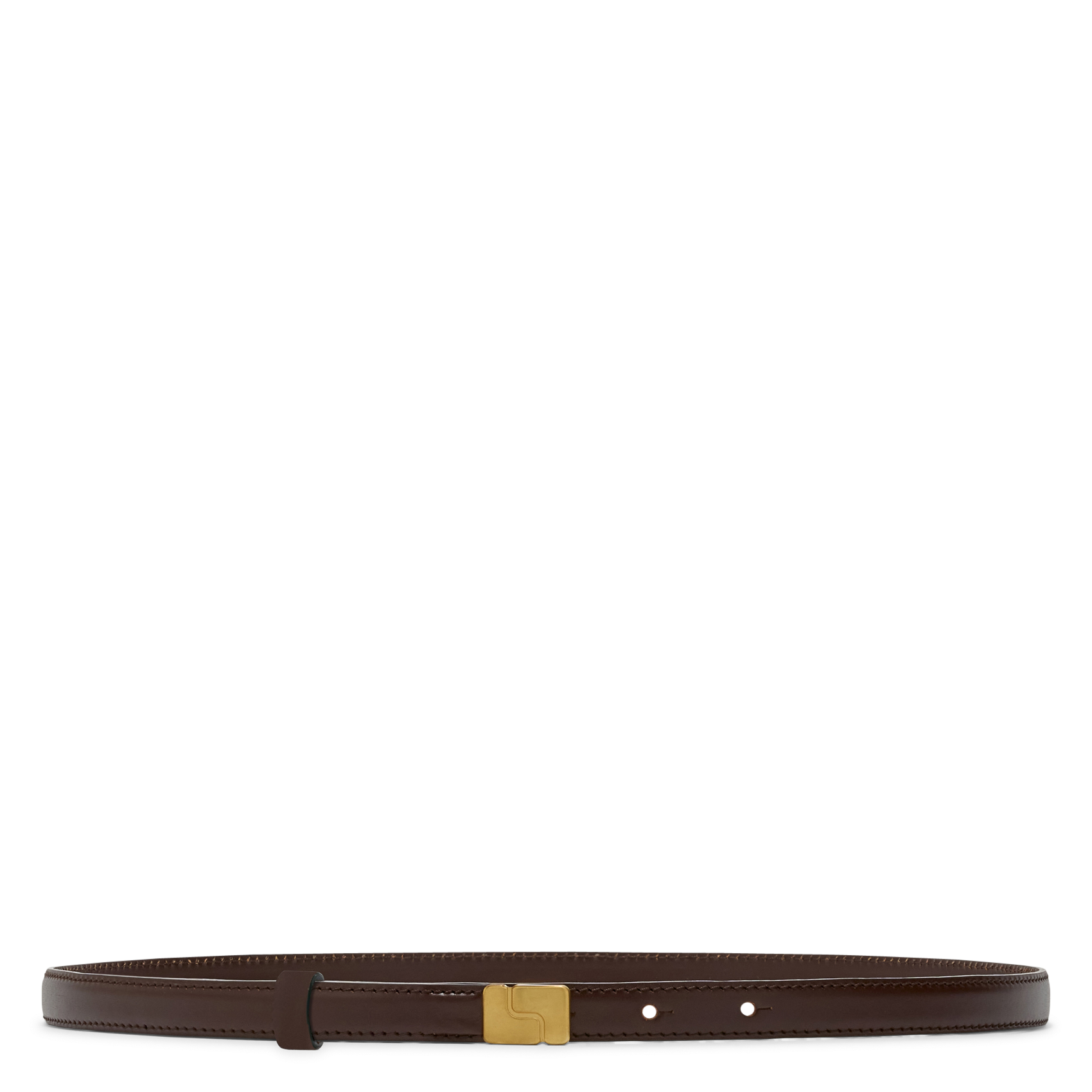Ceinture en cuir ninon very mini SOEUR Marron