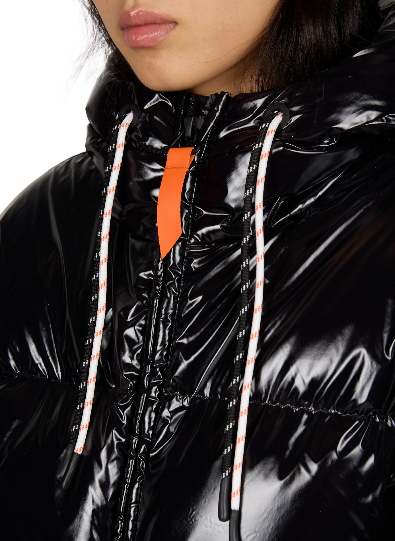 NINE patent puffer jacket with adjustable hood GERTRUDE Black