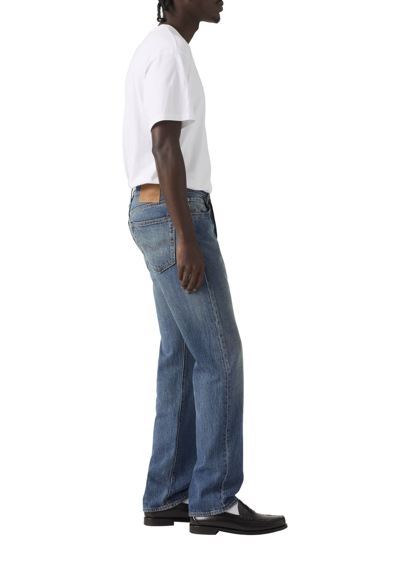 Straight cotton jeans LEVI'S Blue