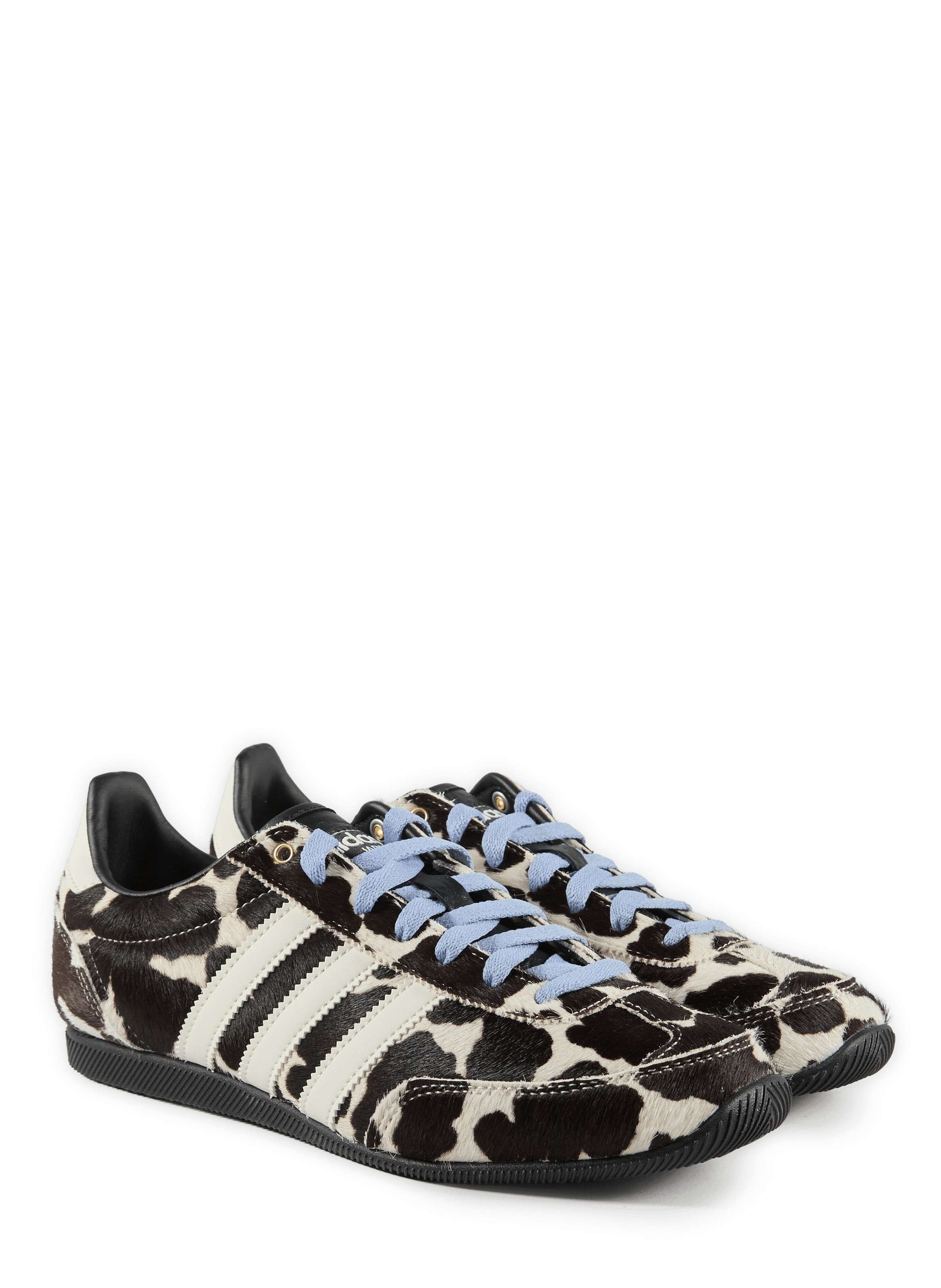 Zapatillas bajas estampadas de cuero ADIDAS Negro