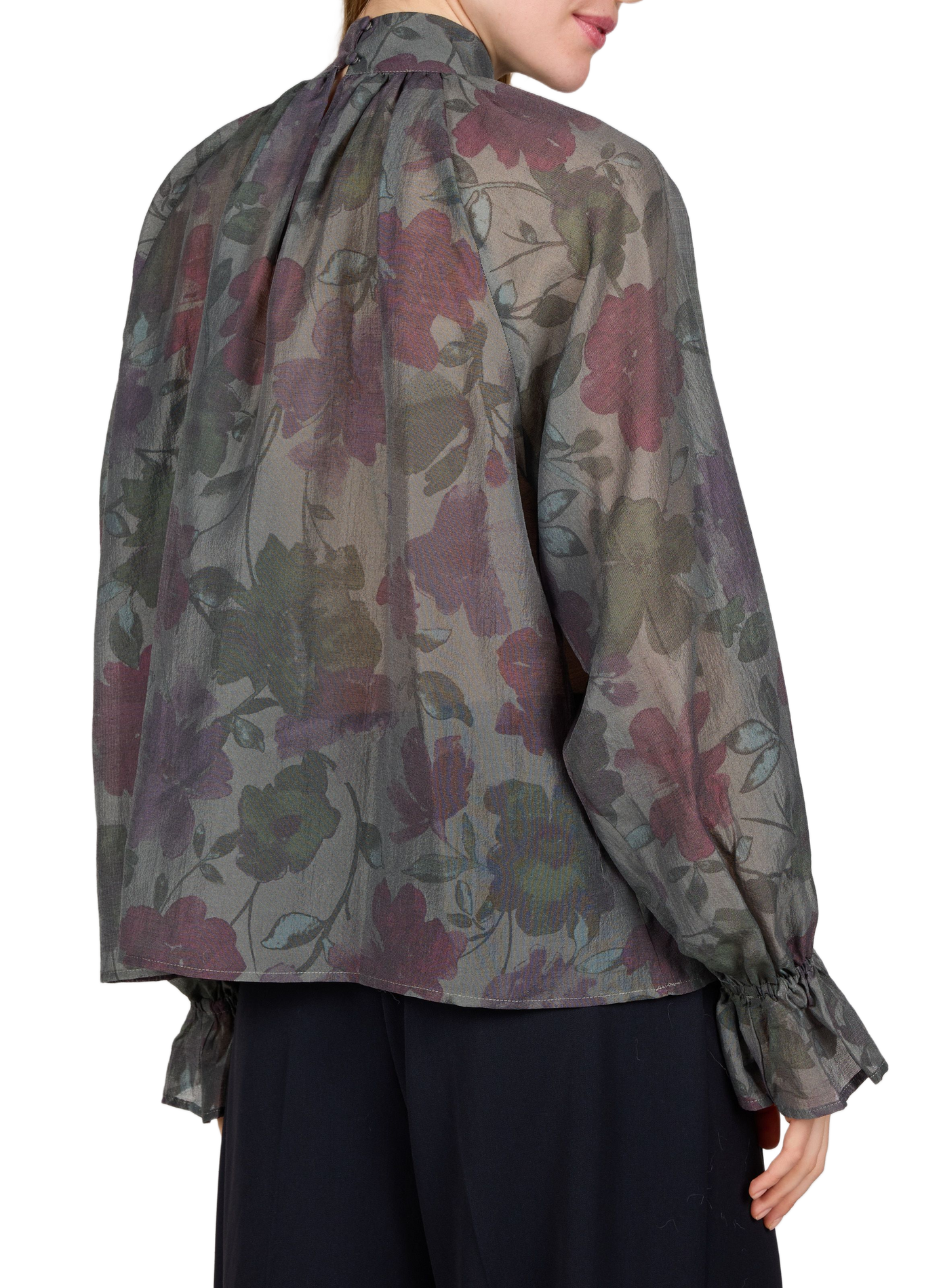 Jaquelina loose-fit printed blouse MSCH Multicolour